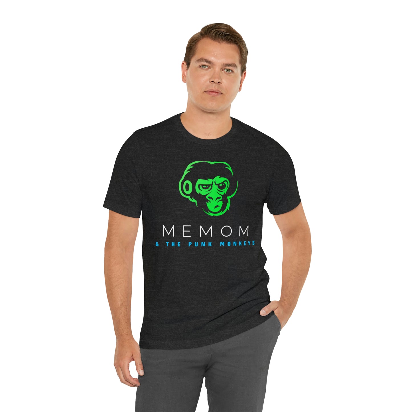 Memom and the Punk Monkeys Logo Unisex Jersey Short Sleeve Tee