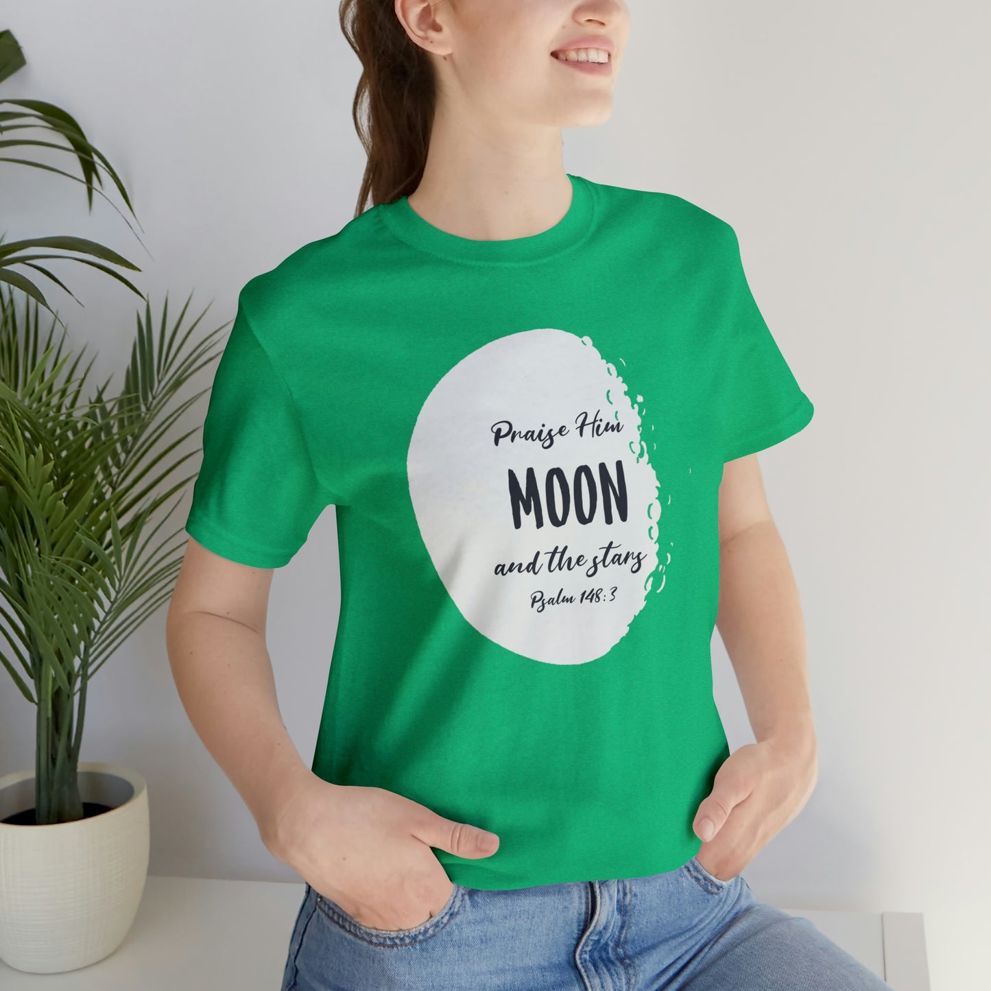 The Moon Unisex Jersey Short Sleeve Tee