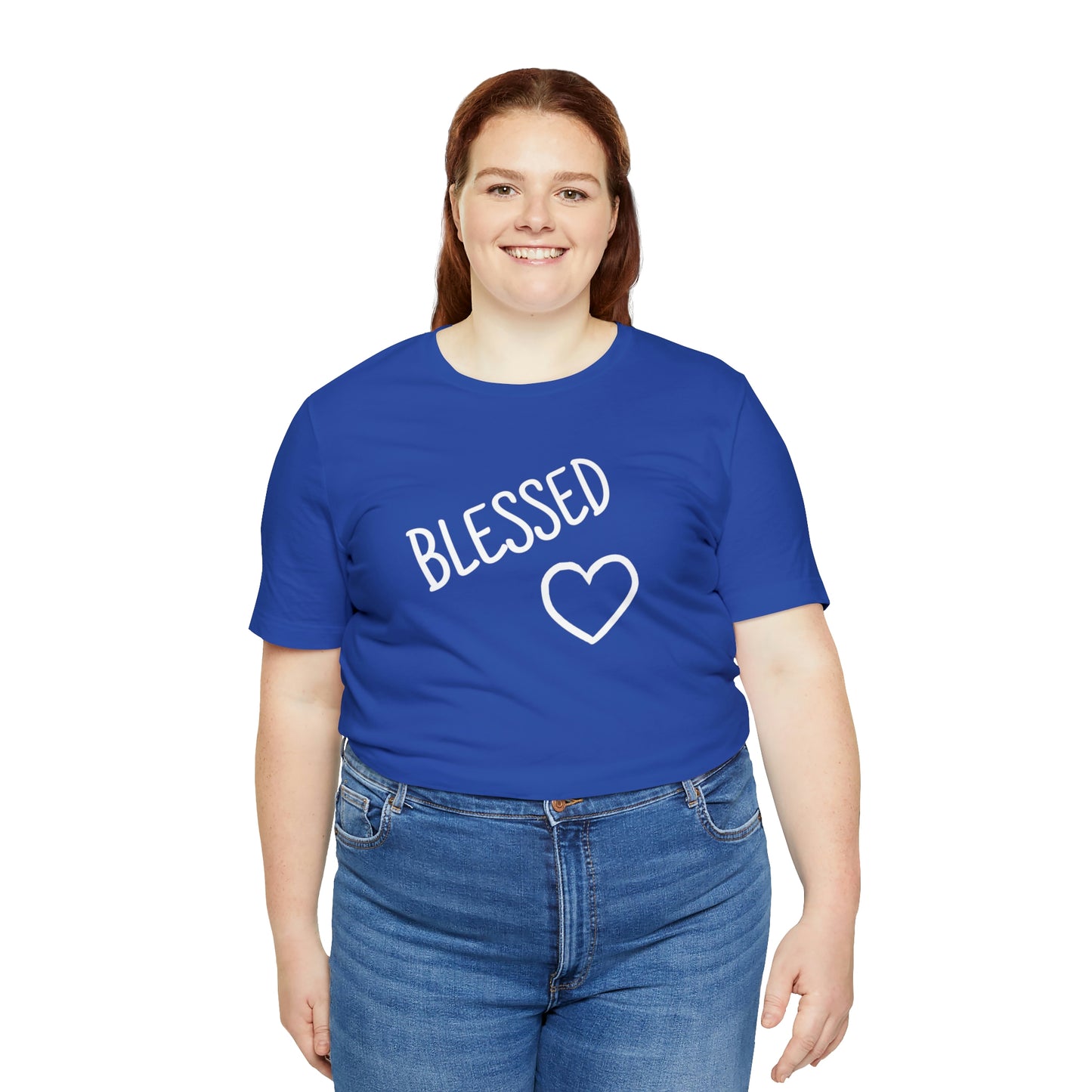 Blessed Heart Unisex Jersey Short Sleeve Tee