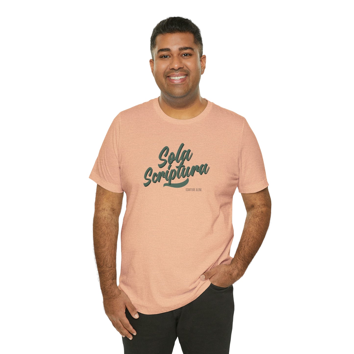 Sola Scriptura Unisex Jersey Short Sleeve Tee