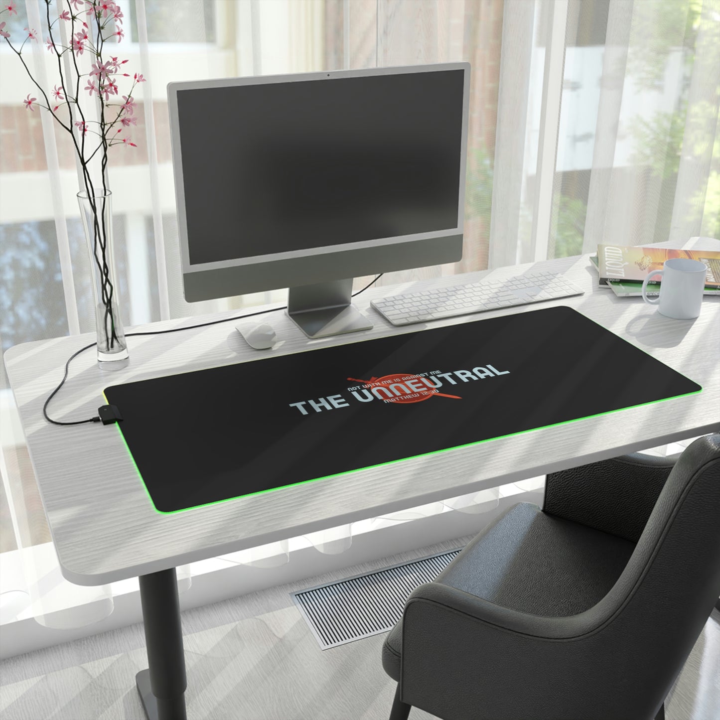 The Unneutral LED Gaming Mouse Pad