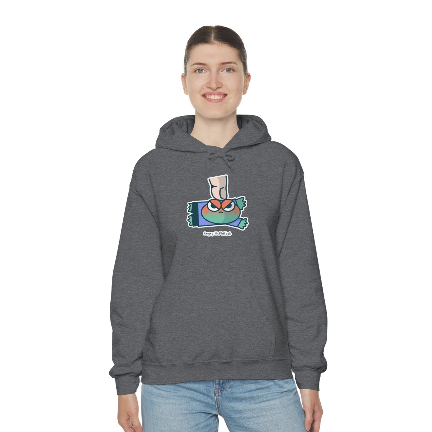 Angry McPhilbob Unisex Heavy Blend™ Hooded Sweatshirt