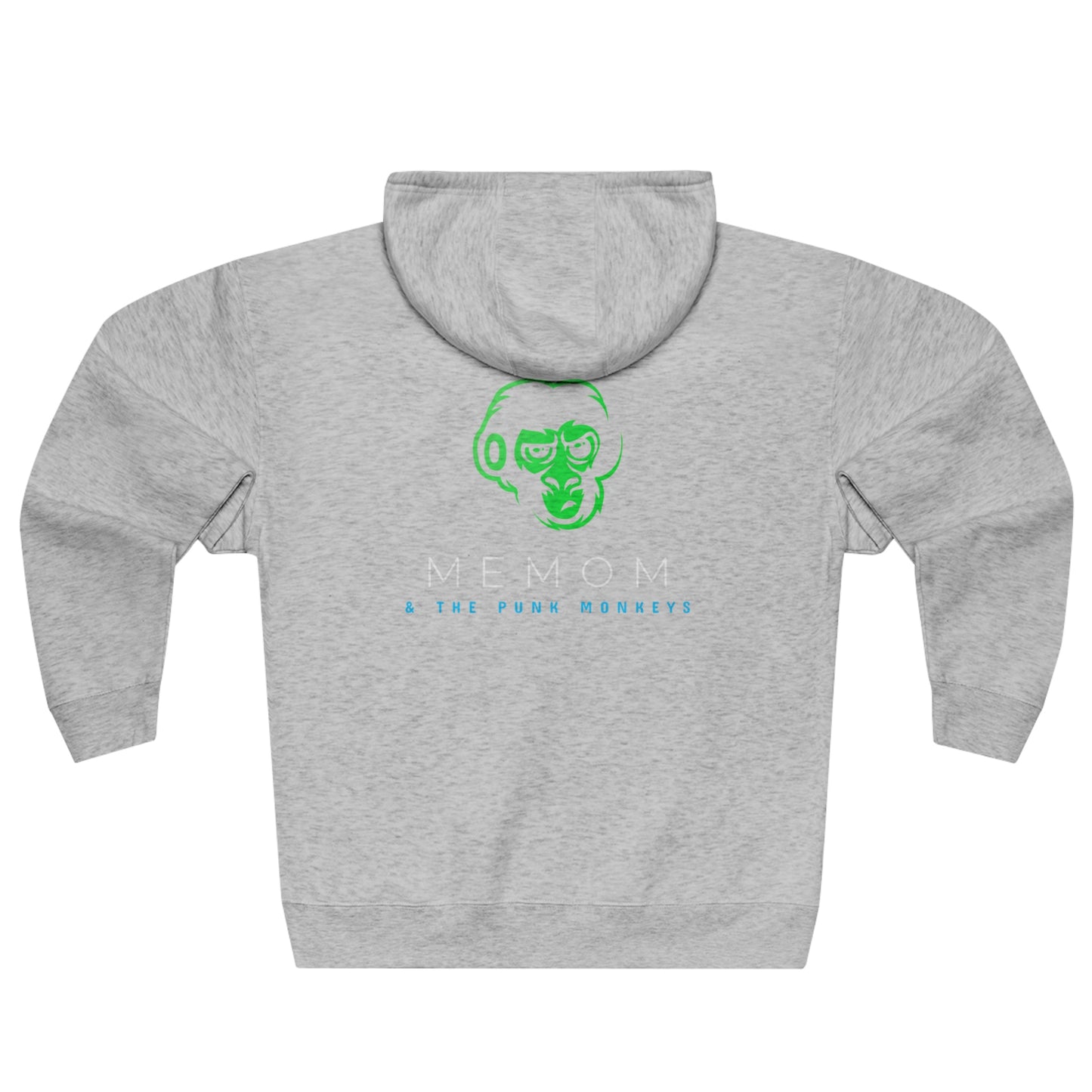 Memom & The Punk Monkeys Unisex Premium Full Zip Hoodie
