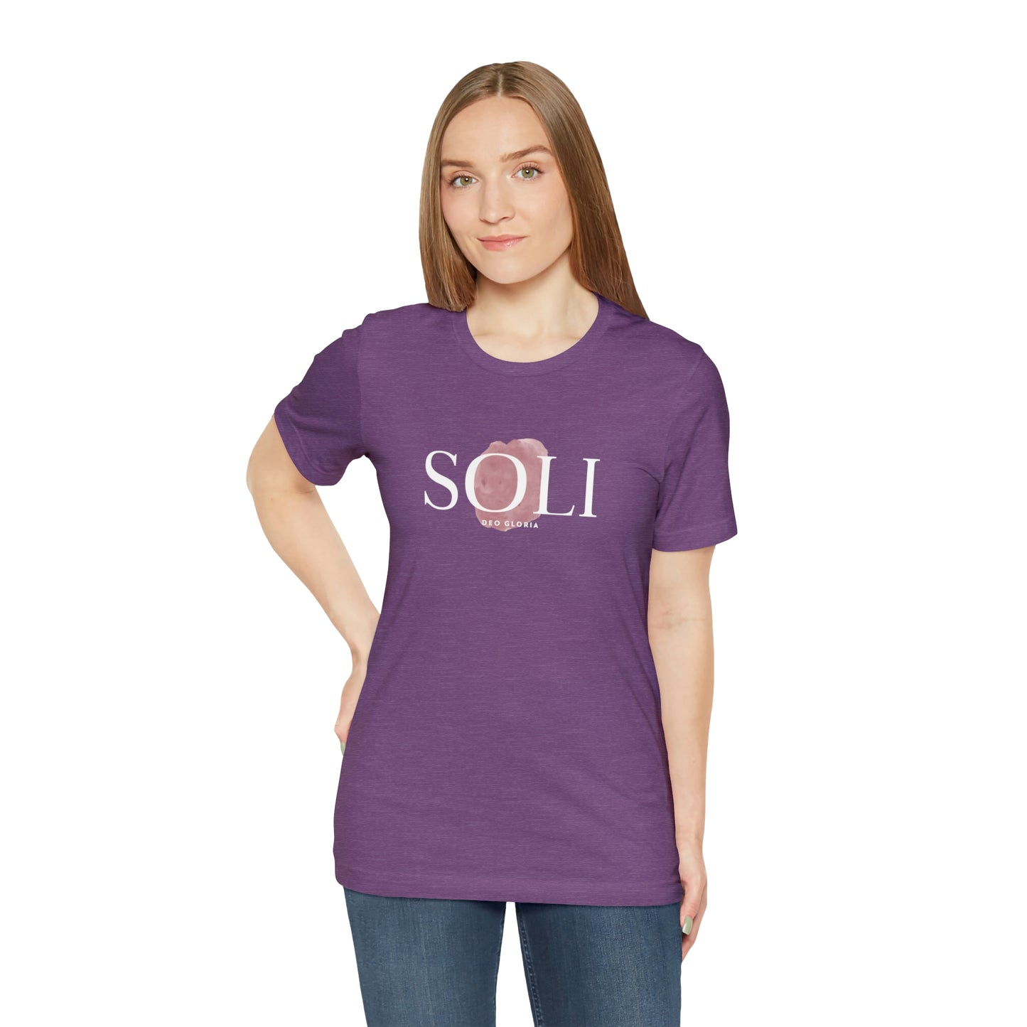 Soli Deo Gloria Paintbrush Unisex Jersey Short Sleeve Tee