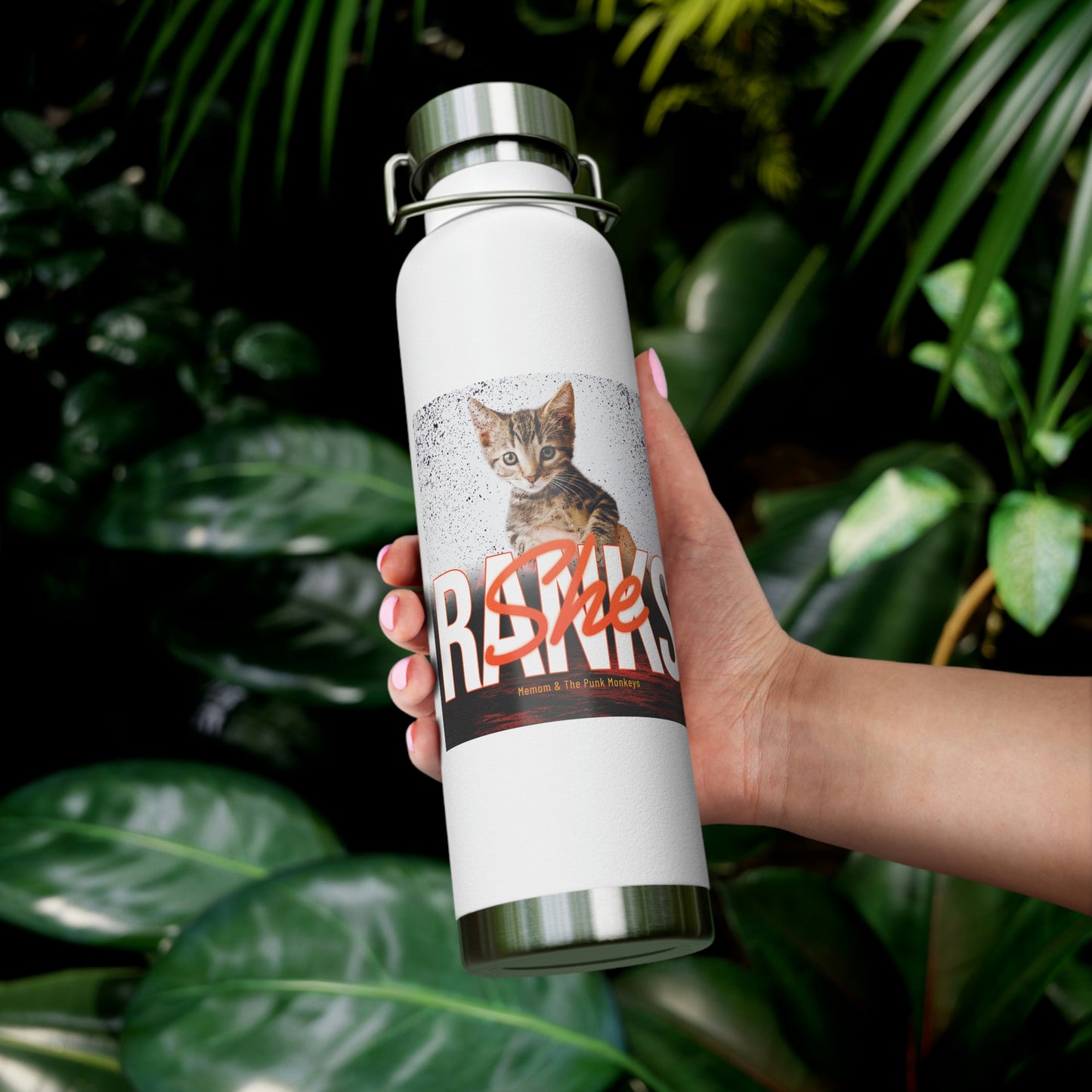 She Ranks Copper Vacuum Insulated Bottle, 22oz