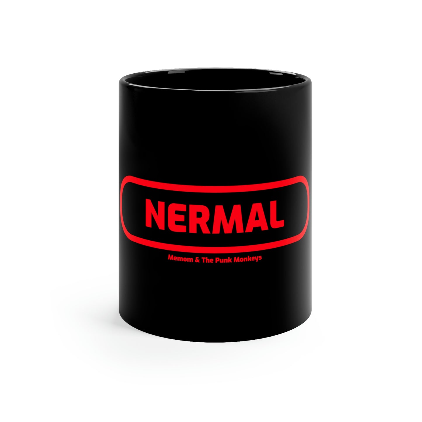 Nermal 11oz Black Mug