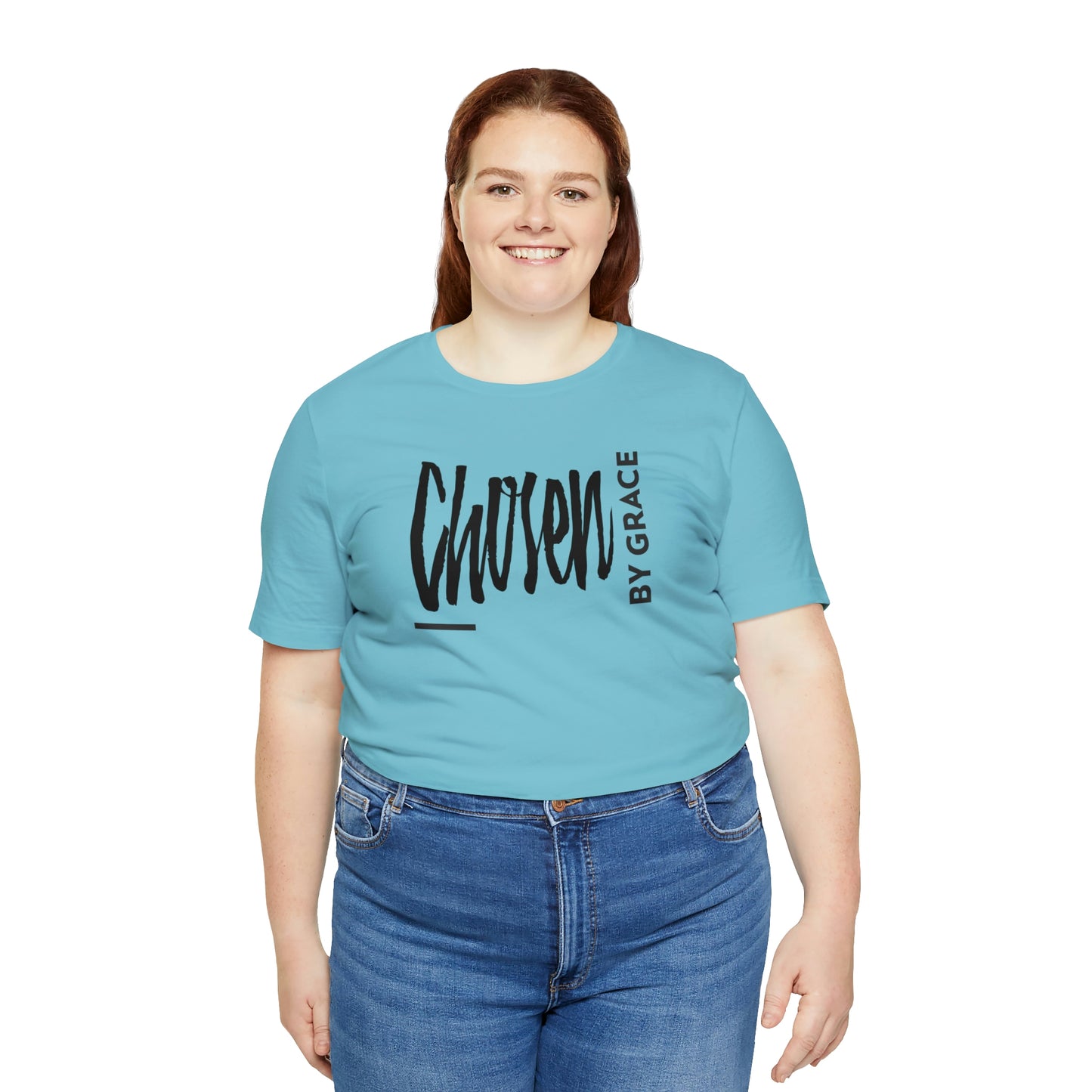 Chosen By Grace Sideways Unisex Jersey Short Sleeve Tee