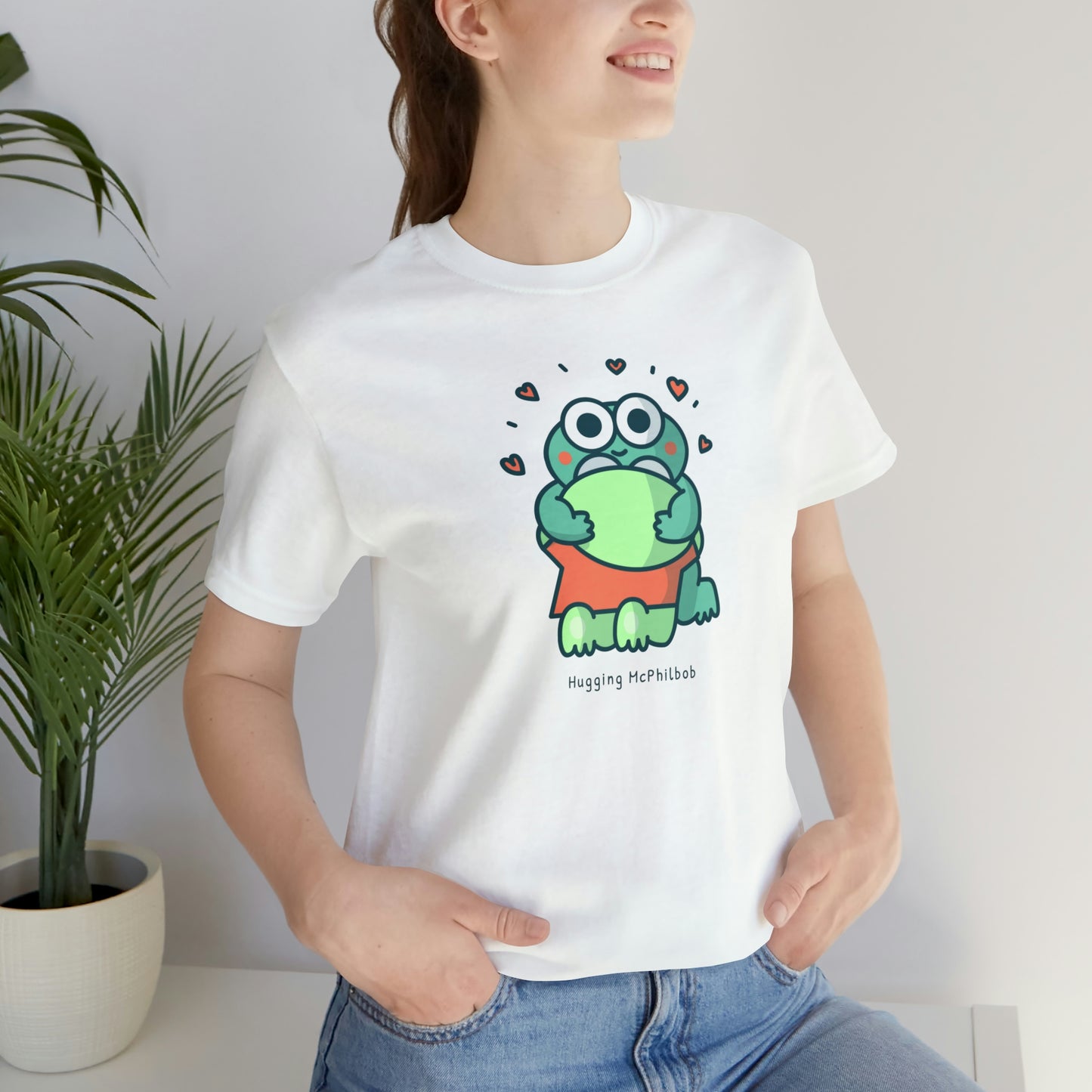Hugging McPhilbob Unisex Jersey Short Sleeve Tee