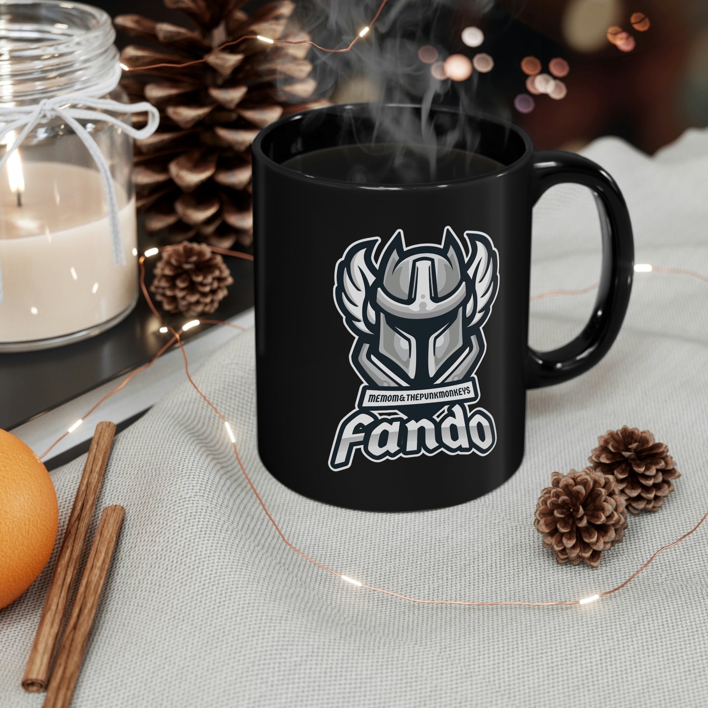 Fando 11oz Black Mug