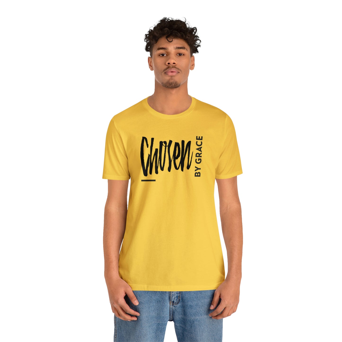 Chosen By Grace Sideways Unisex Jersey Short Sleeve Tee
