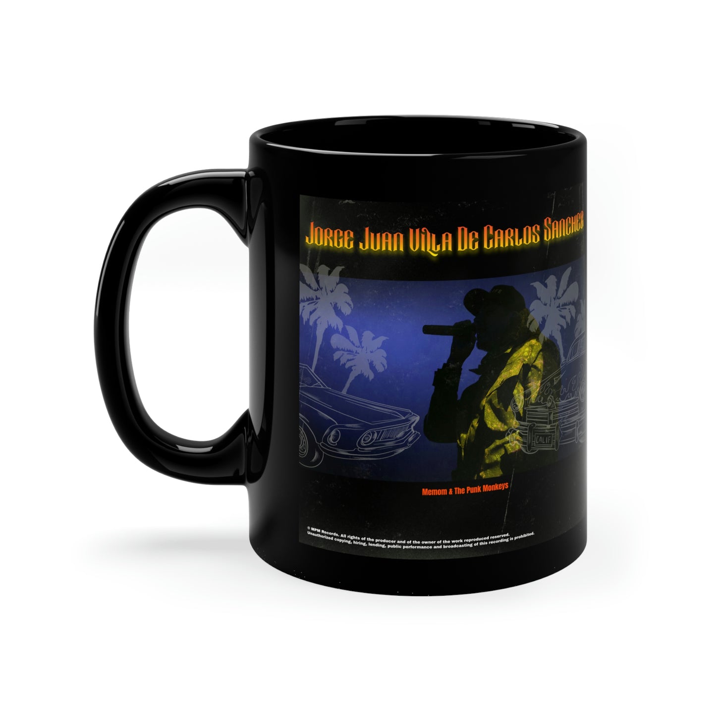 Jorge Juan Villa De Carlos Sanchez 11oz Black Mug