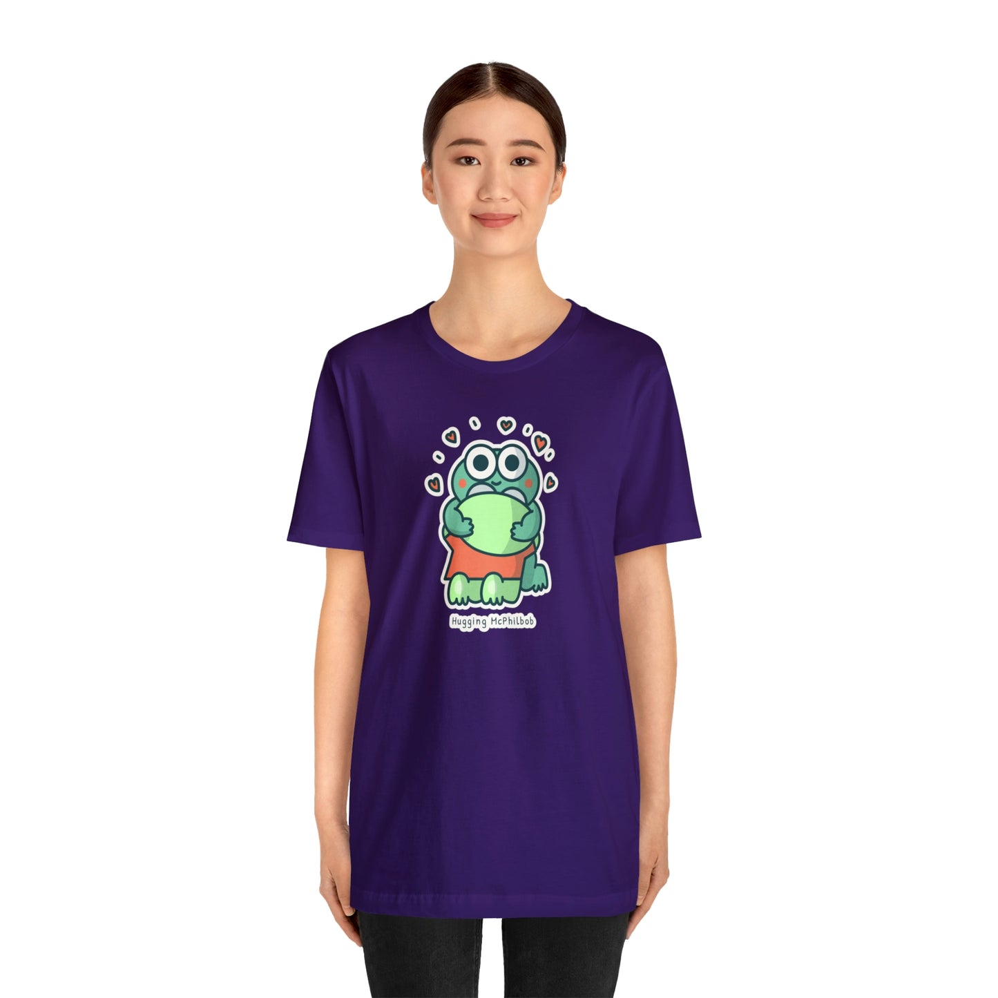 Hugging McPhilbob Unisex Jersey Short Sleeve Tee
