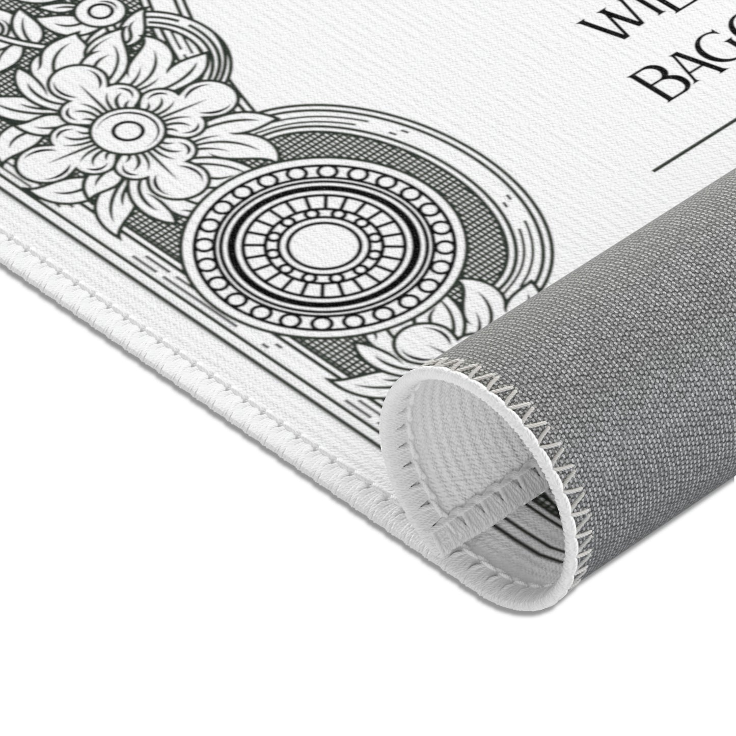 Wilbo Baggins White Area Rug