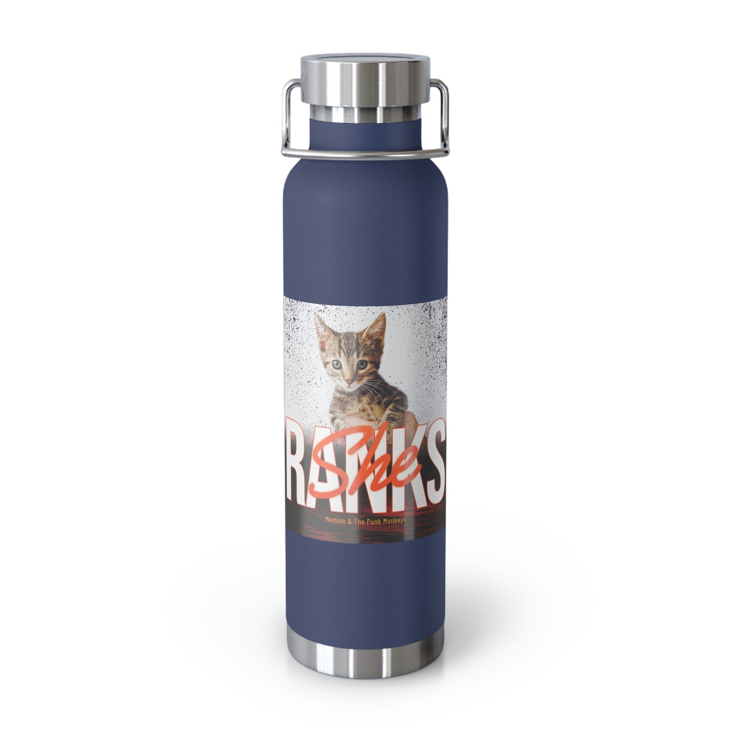 She Ranks Copper Vacuum Insulated Bottle, 22oz