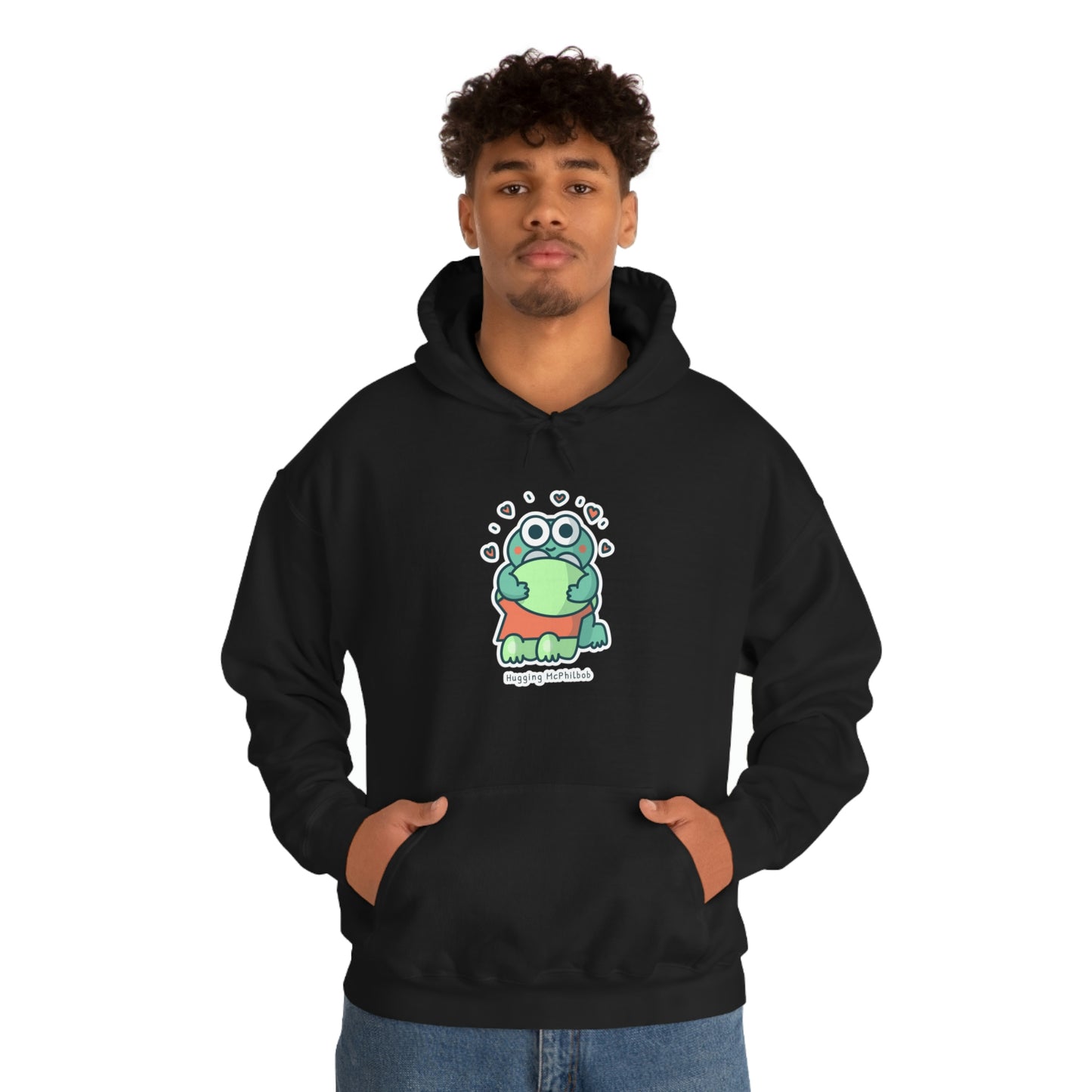 Hugging McPhilbob Unisex Heavy Blend™ Hooded Sweatshirt