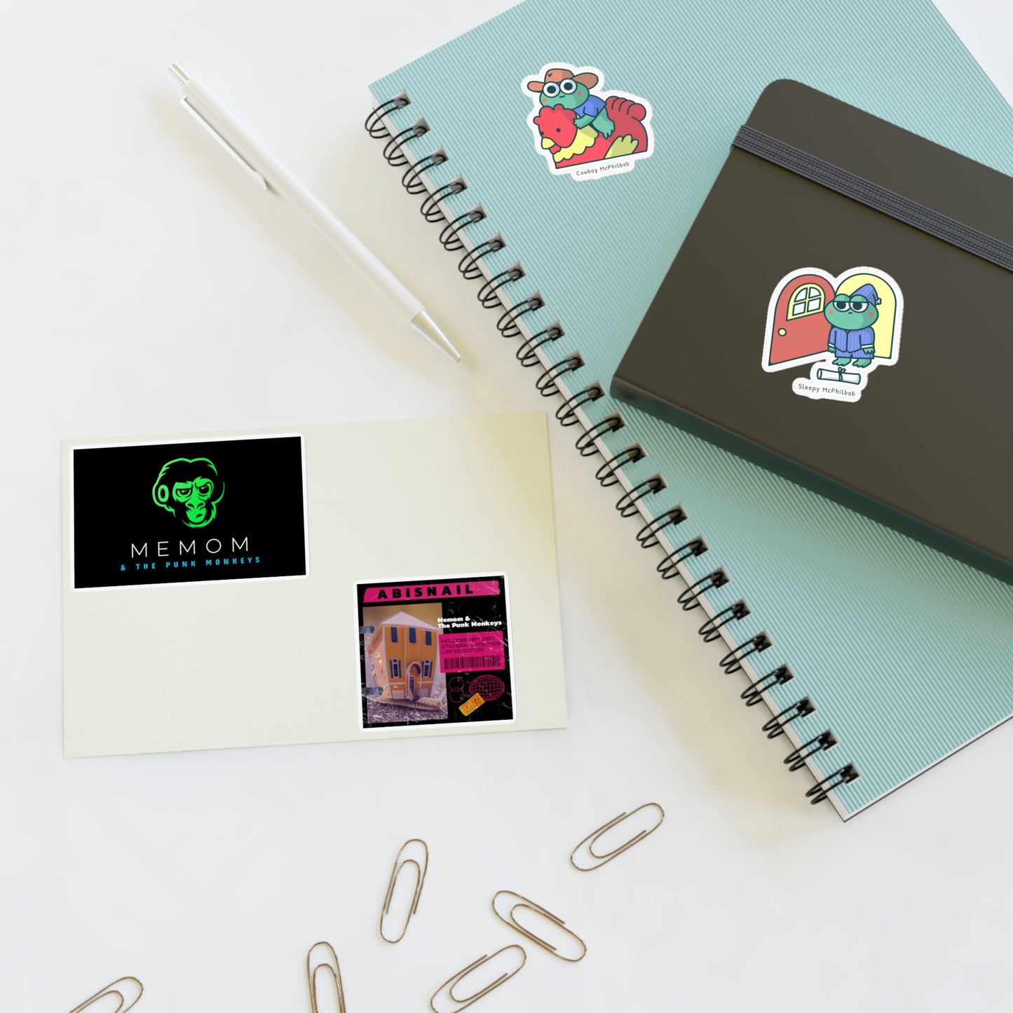 Memom & The Punk Monkeys Sticker Sheets Vol. 1