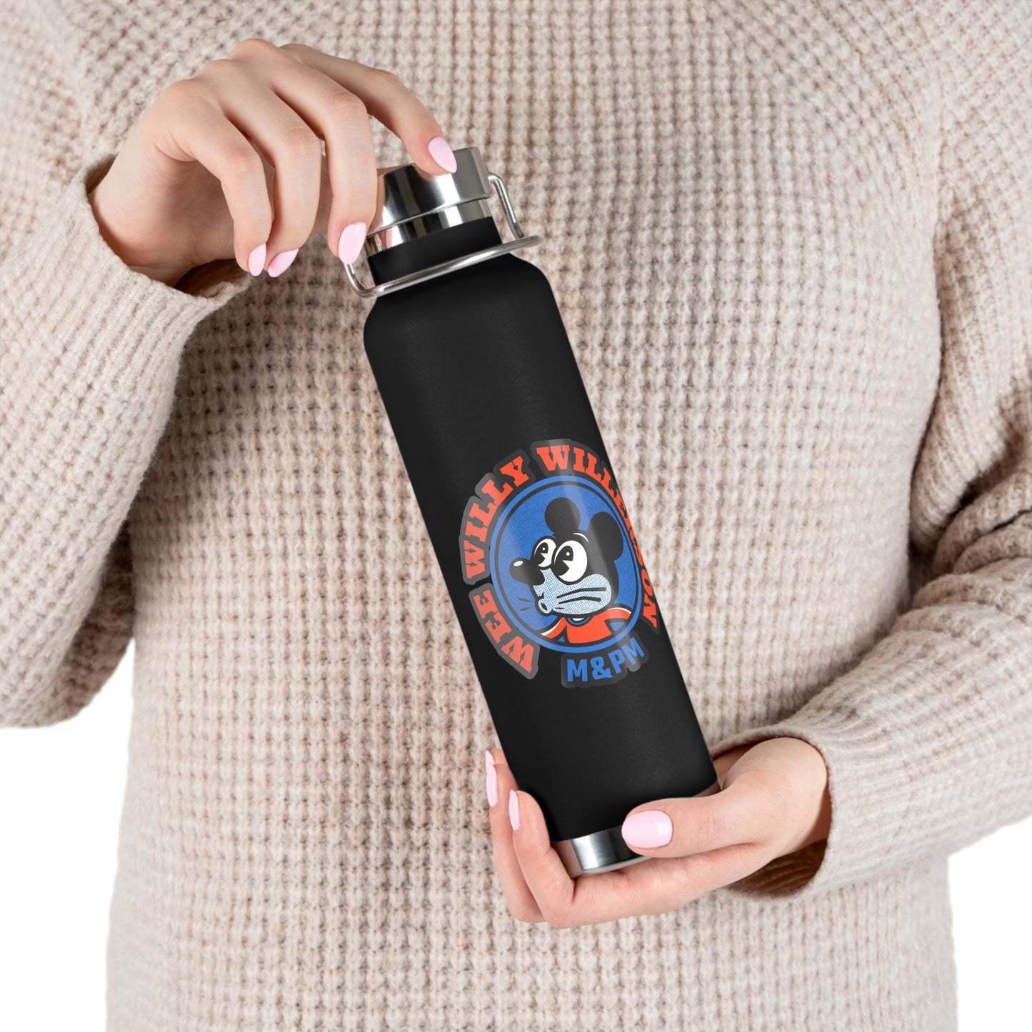Wee Willy Willerson Copper Vacuum Insulated Bottle, 22oz