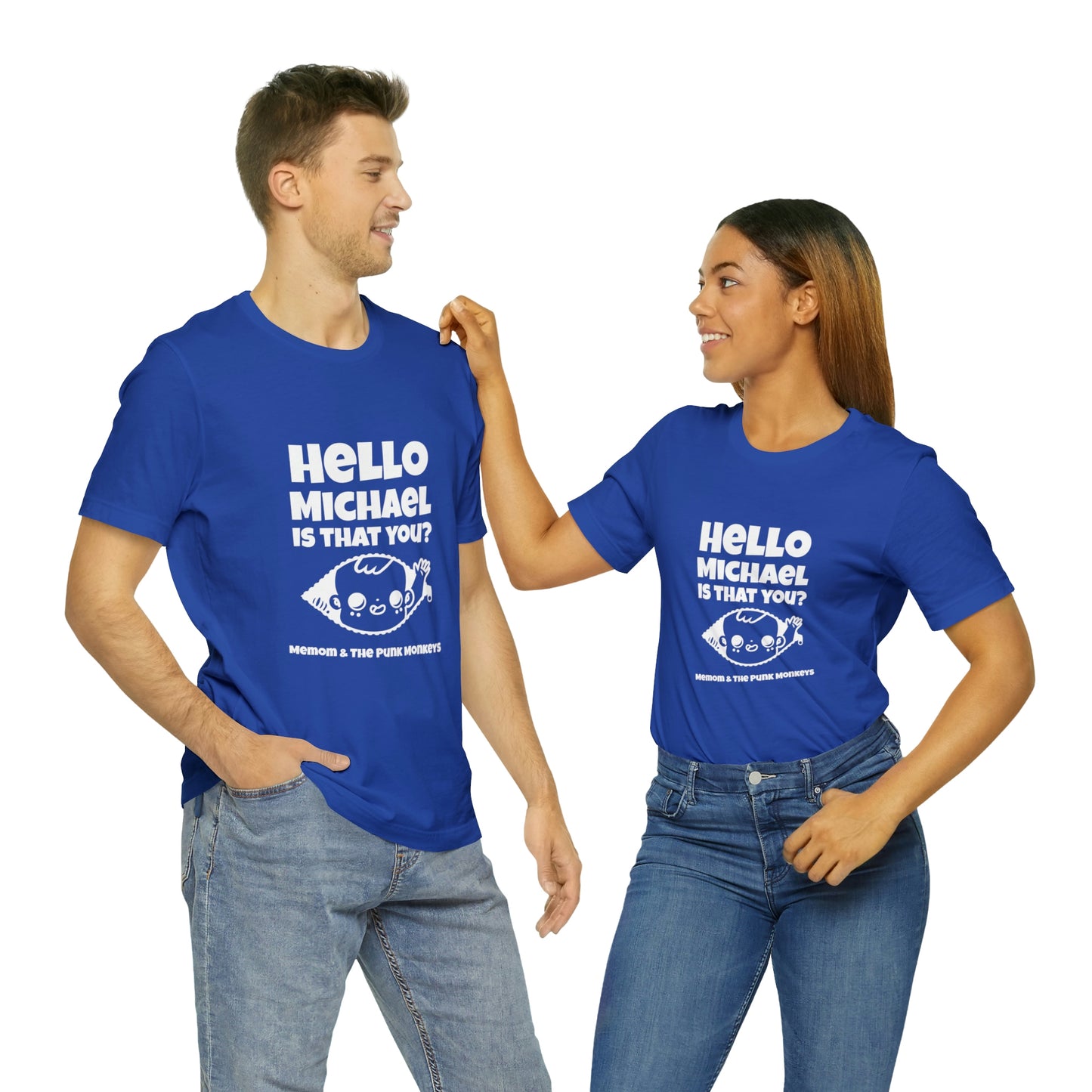 Hello Michael is that you? Unisex Jersey Short Sleeve Tee