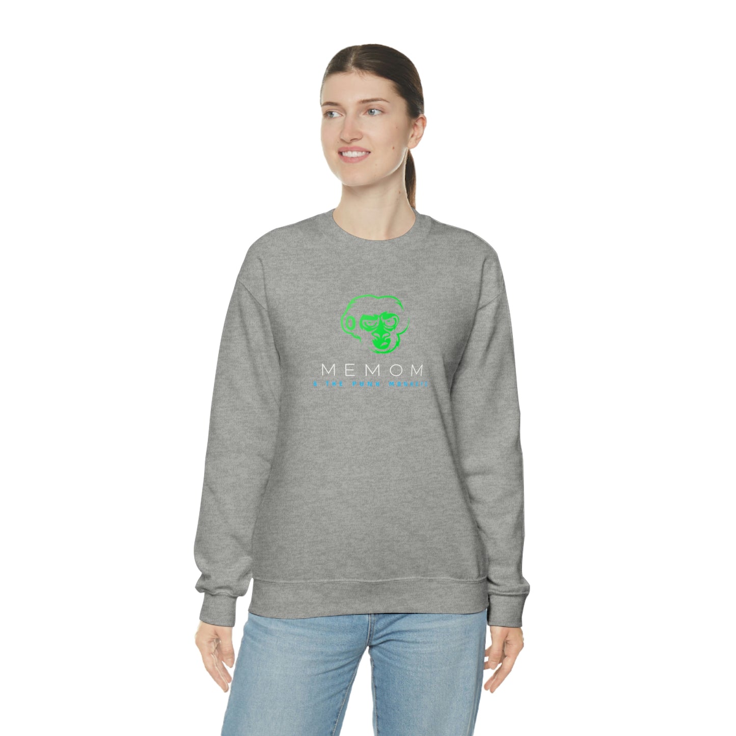 Memom and the Punk Monkeys Unisex Heavy Blend™ Crewneck Sweatshirt