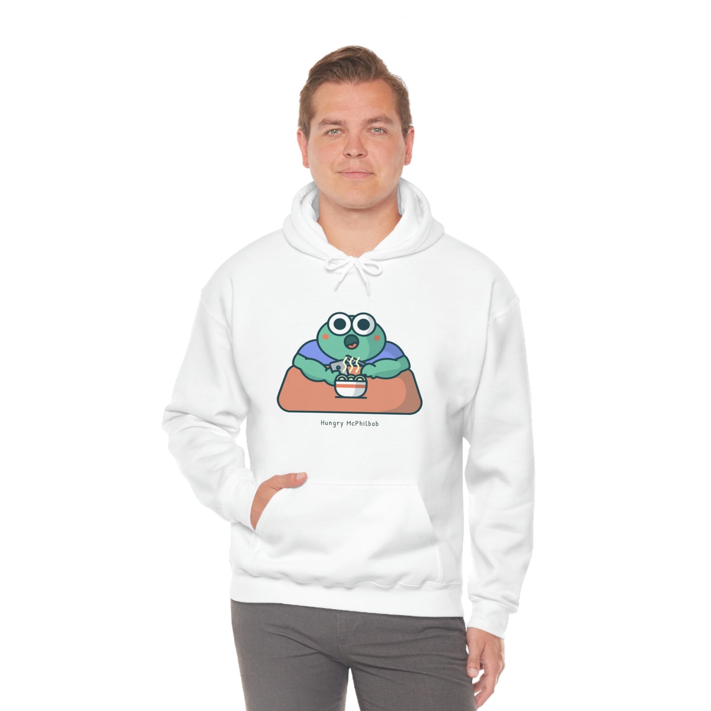 Hungry McPhilbob Unisex Heavy Blend™ Hooded Sweatshirt
