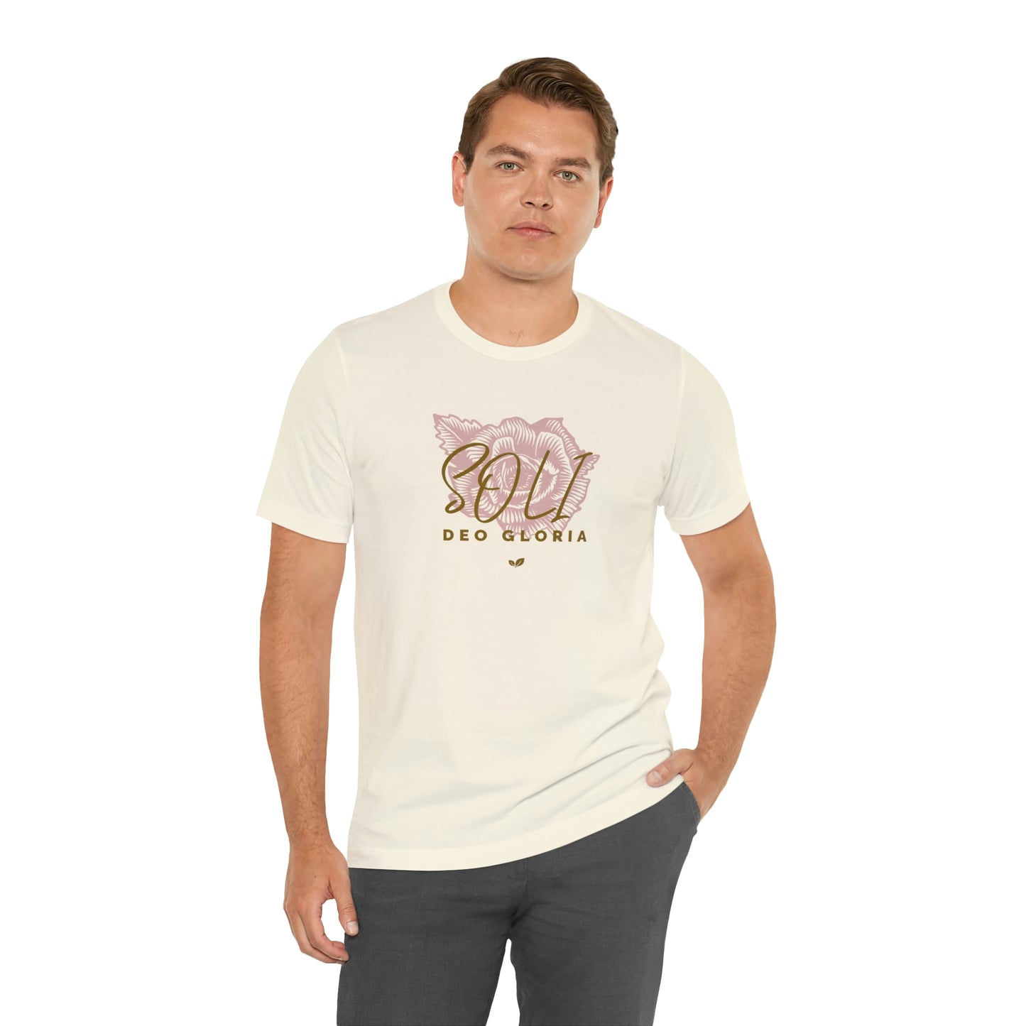 Soli Deo Gloria Rose Unisex Jersey Short Sleeve Tee