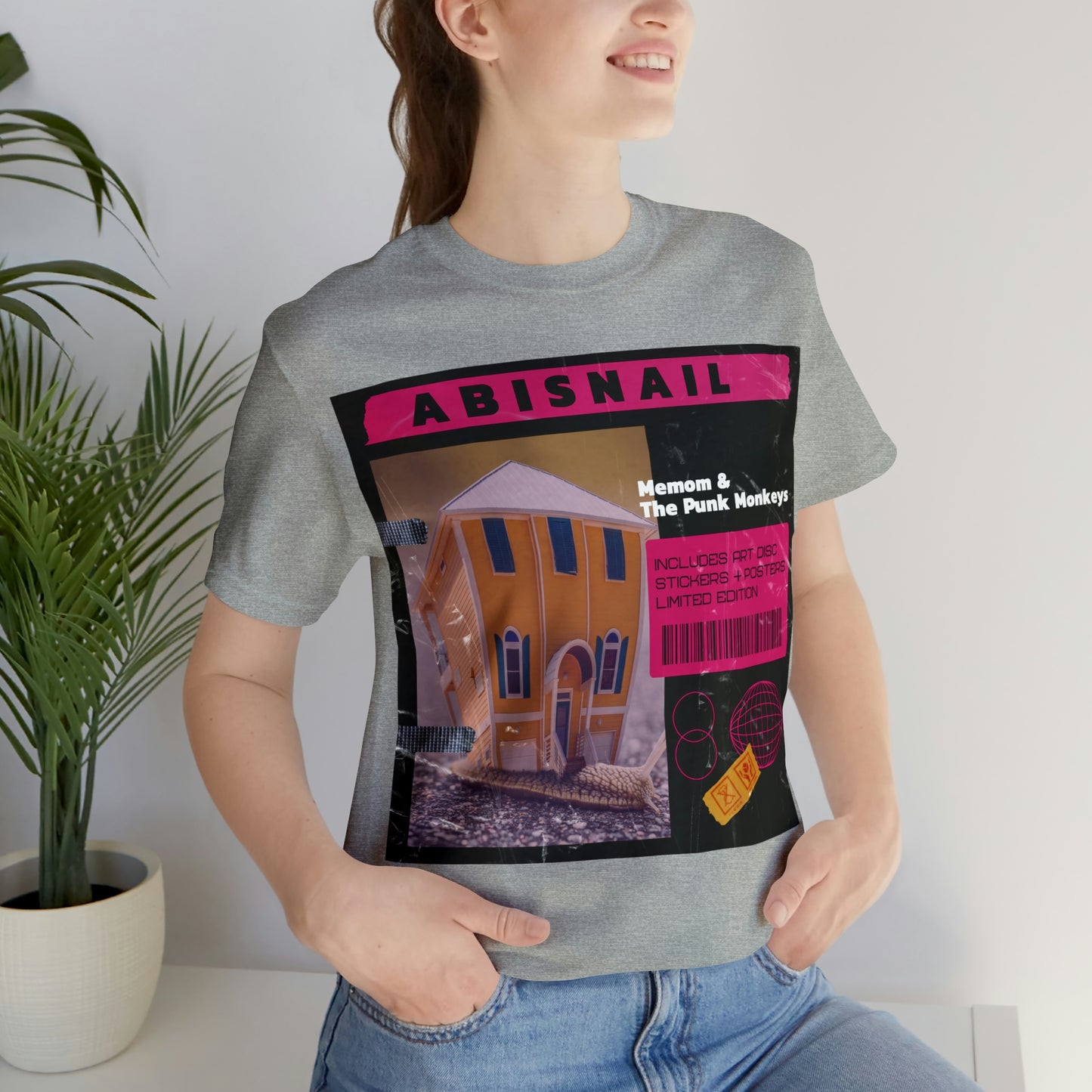 Abisnail Unisex Jersey Short Sleeve Tee