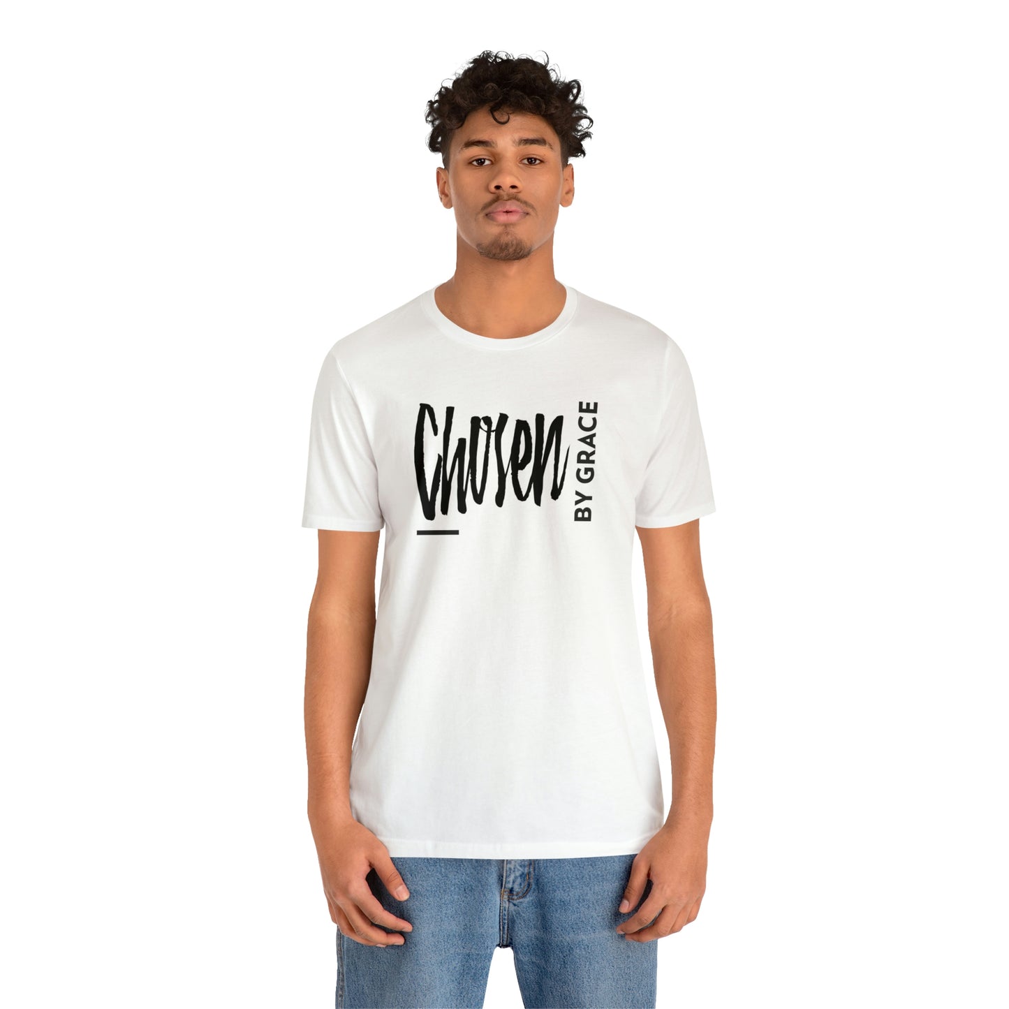 Chosen By Grace Sideways Unisex Jersey Short Sleeve Tee