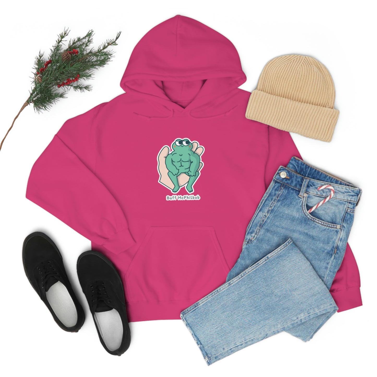 Buff McPhilbob Unisex Heavy Blend™ Hooded Sweatshirt