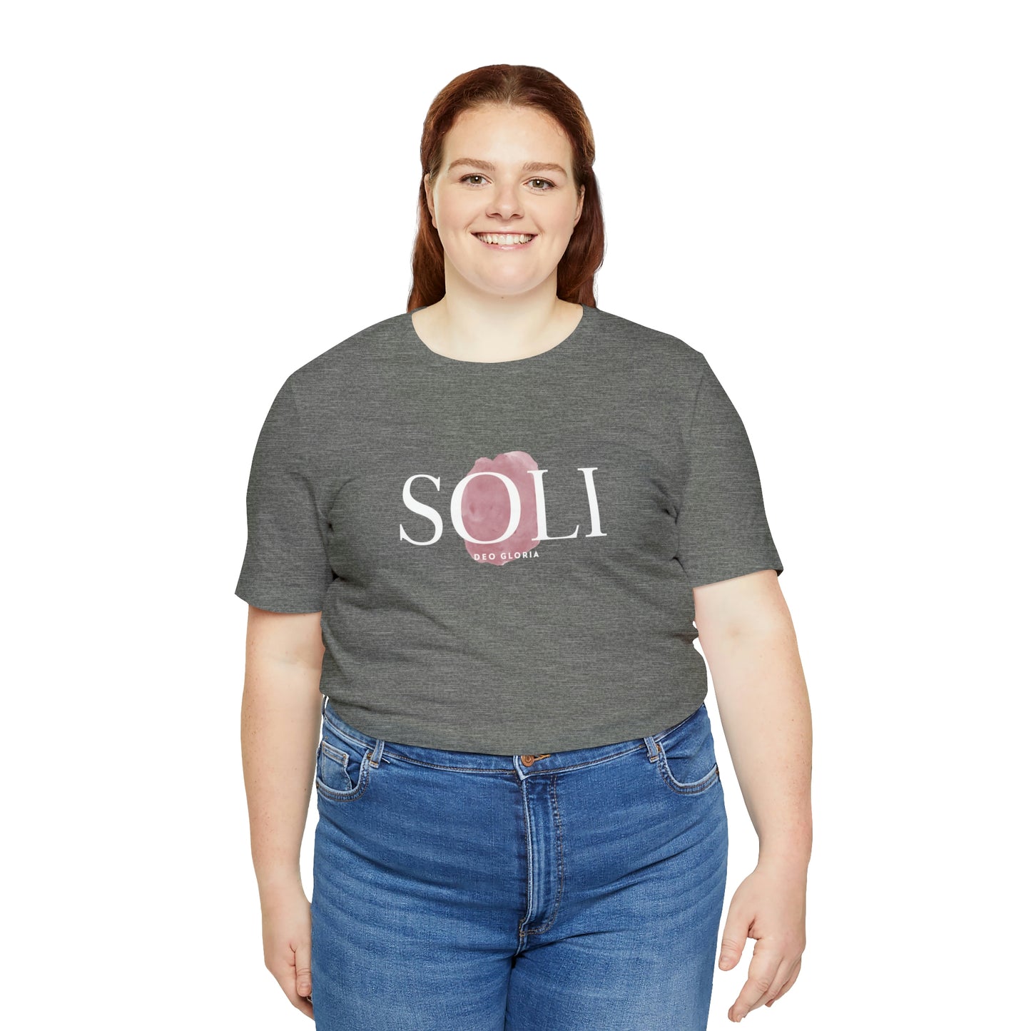 Soli Deo Gloria Paintbrush Unisex Jersey Short Sleeve Tee