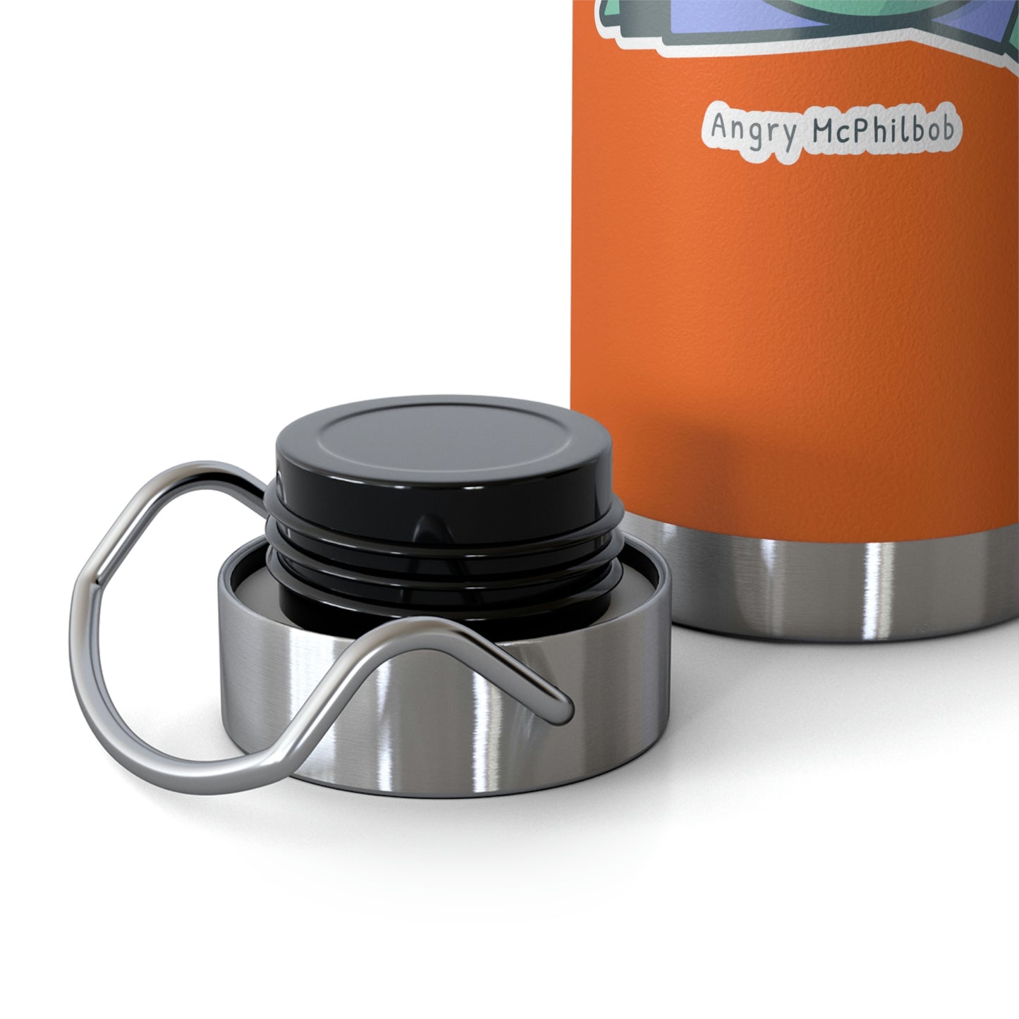 Angry McPhilbob Copper Vacuum Insulated Bottle, 22oz