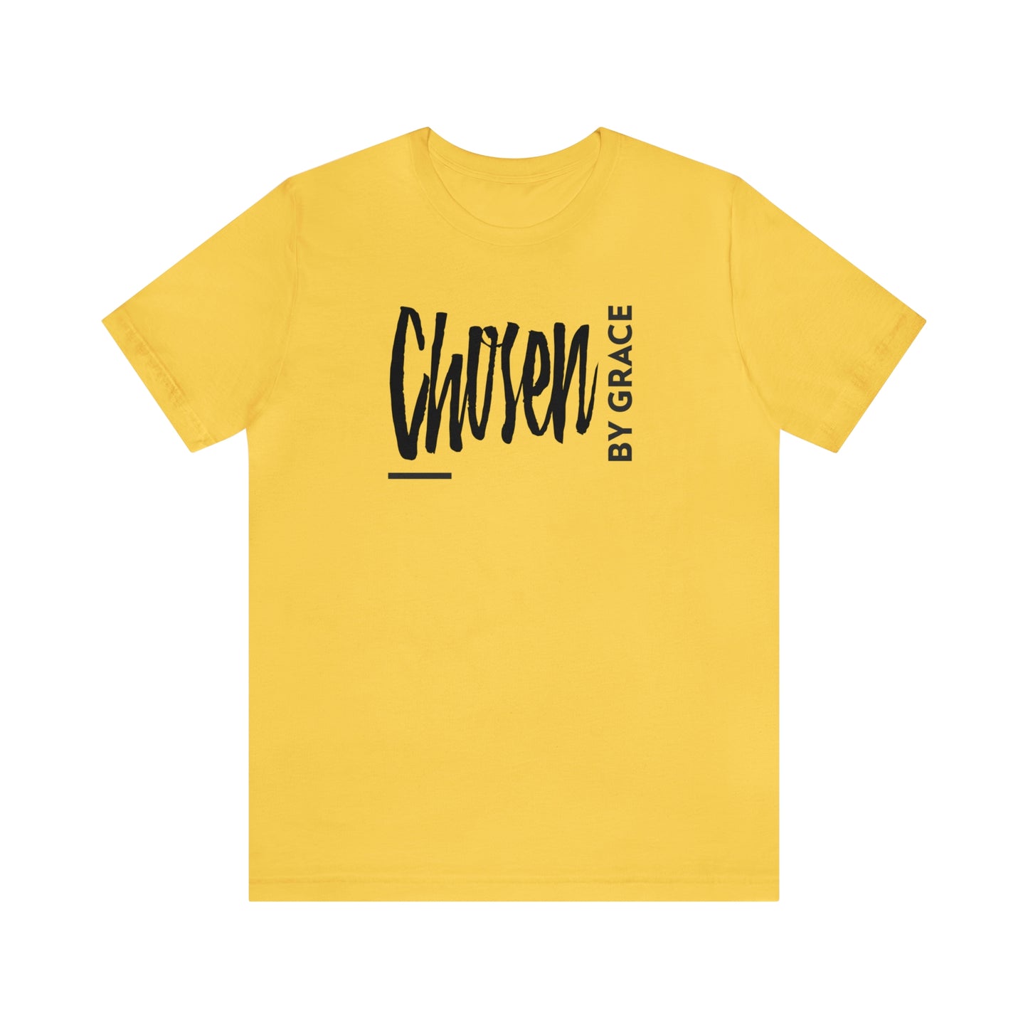Chosen By Grace Sideways Unisex Jersey Short Sleeve Tee
