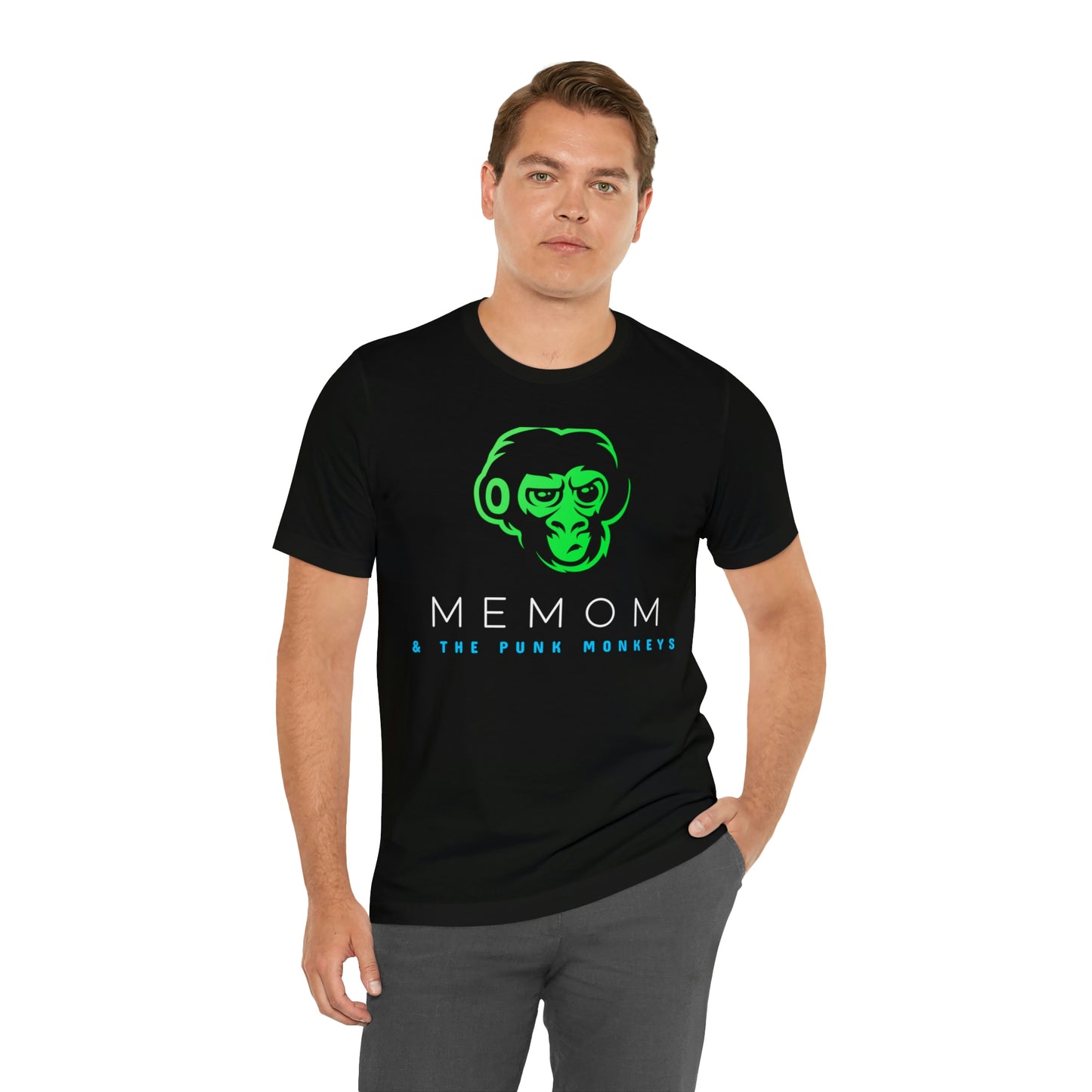Memom and the Punk Monkeys Logo Unisex Jersey Short Sleeve Tee
