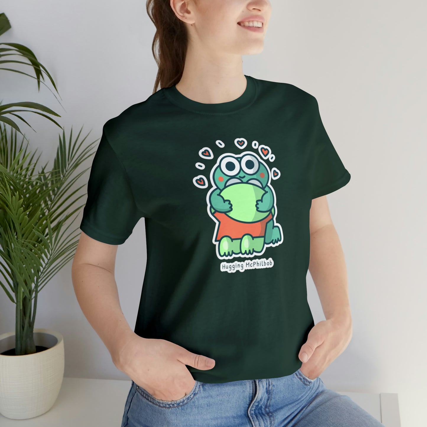 Hugging McPhilbob Unisex Jersey Short Sleeve Tee