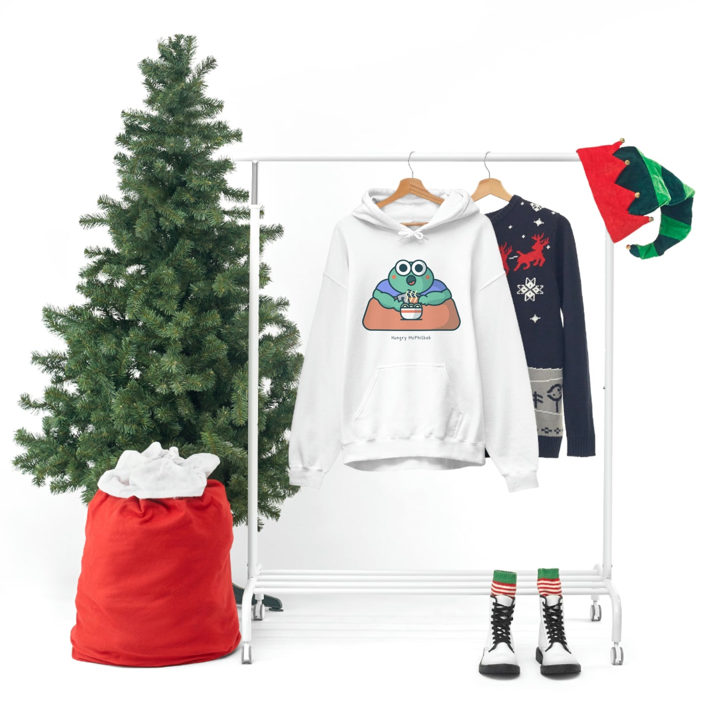 Hungry McPhilbob Unisex Heavy Blend™ Hooded Sweatshirt