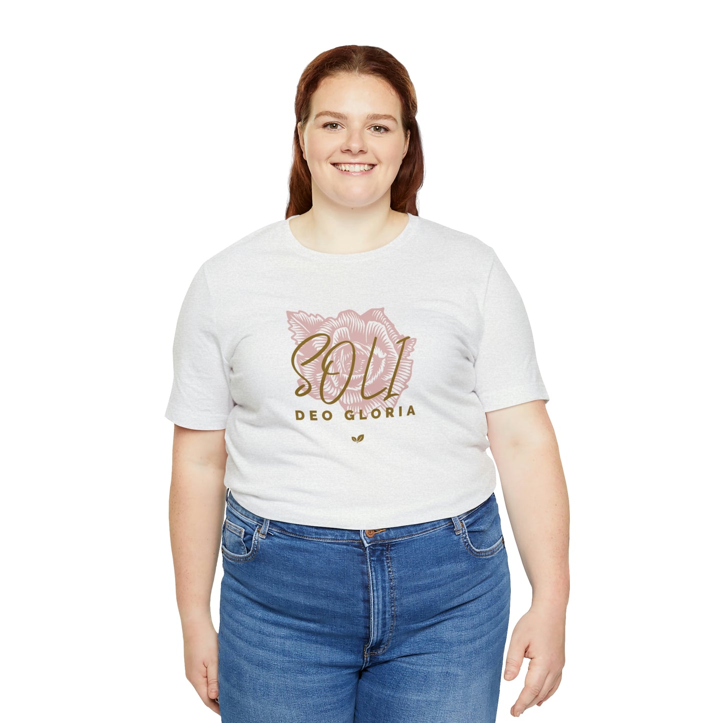 Soli Deo Gloria Rose Unisex Jersey Short Sleeve Tee