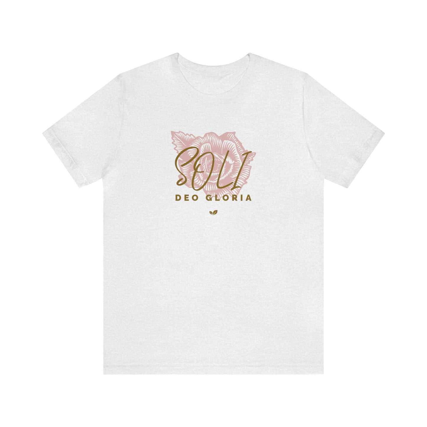 Soli Deo Gloria Rose Unisex Jersey Short Sleeve Tee