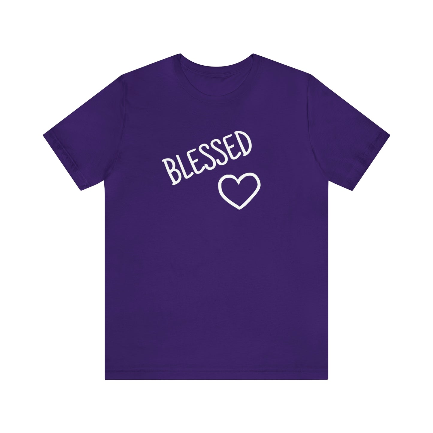 Blessed Heart Unisex Jersey Short Sleeve Tee