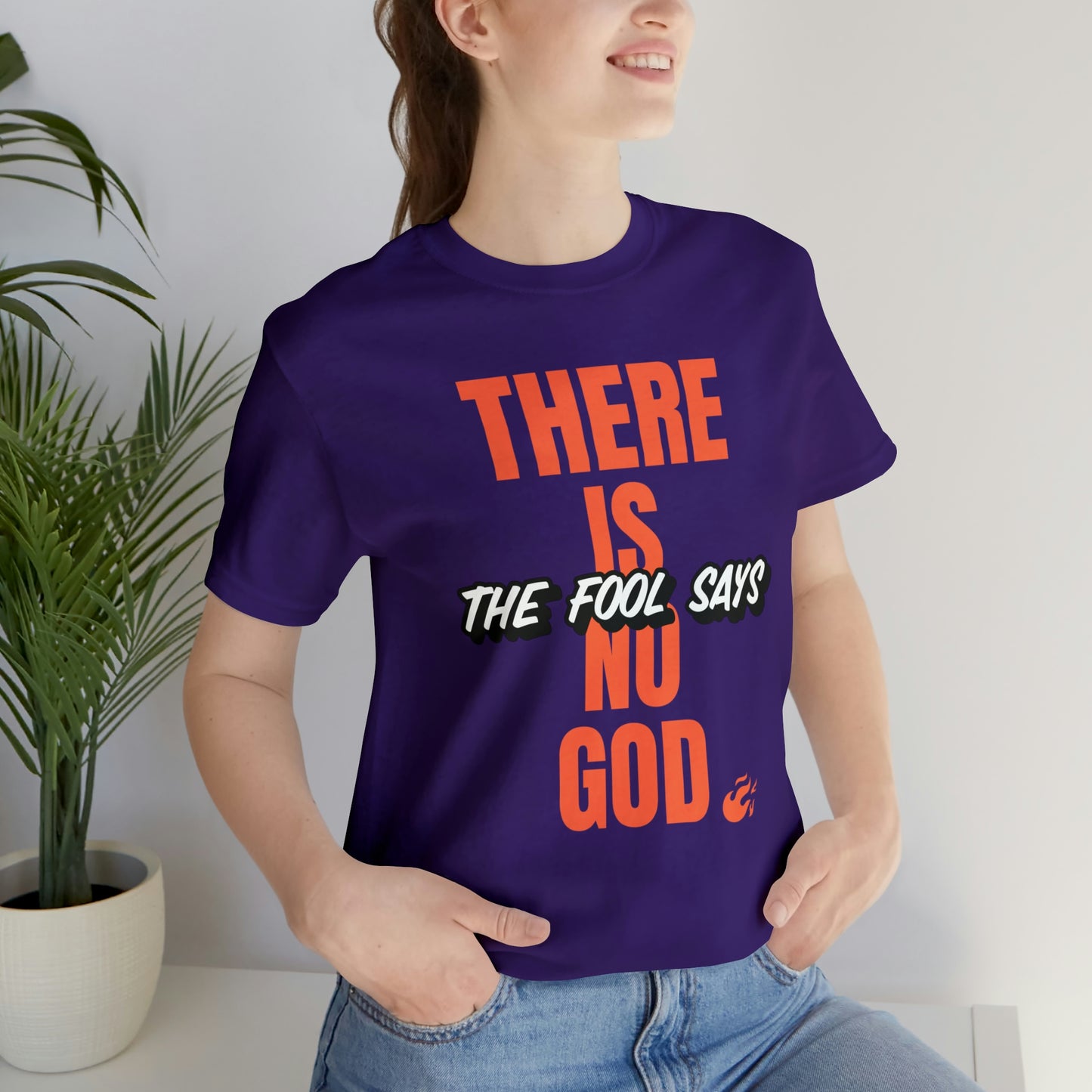 The Fool Says Unisex Jersey Short Sleeve Tee