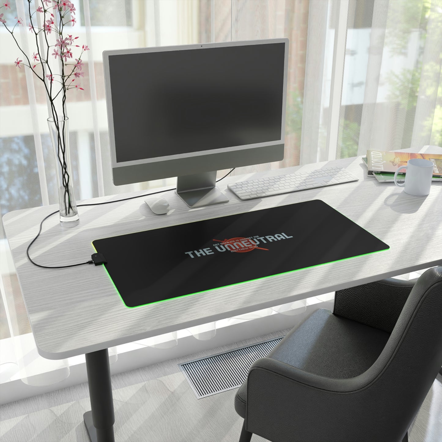 The Unneutral LED Gaming Mouse Pad