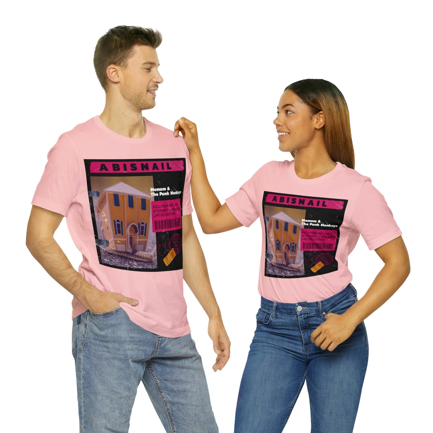 Abisnail Unisex Jersey Short Sleeve Tee