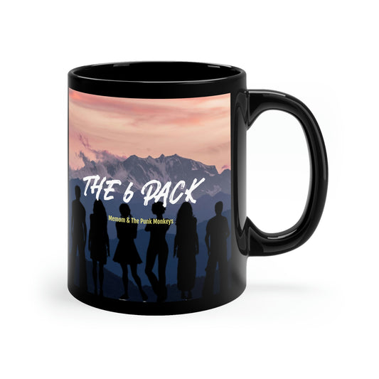 The 6 Pack 11oz Black Mug