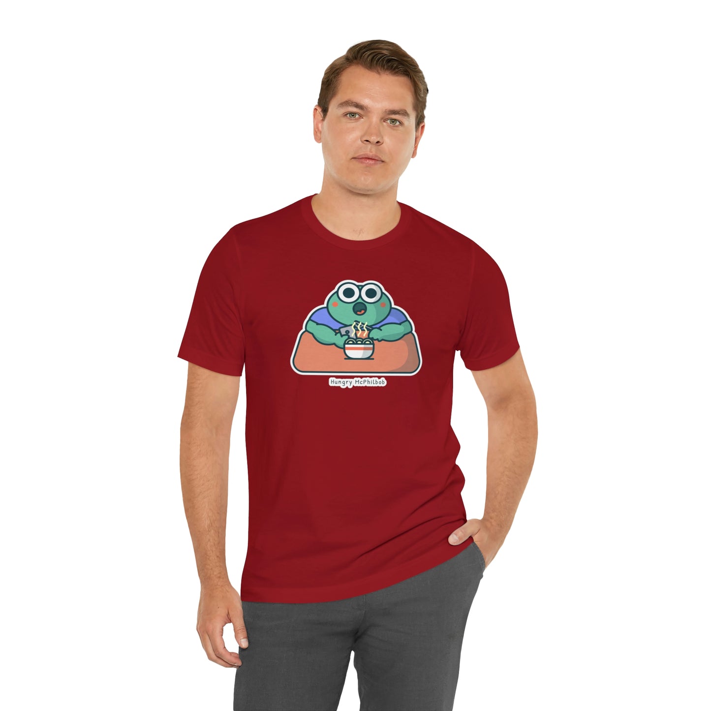 Hungry McPhilbob Unisex Jersey Short Sleeve Tee