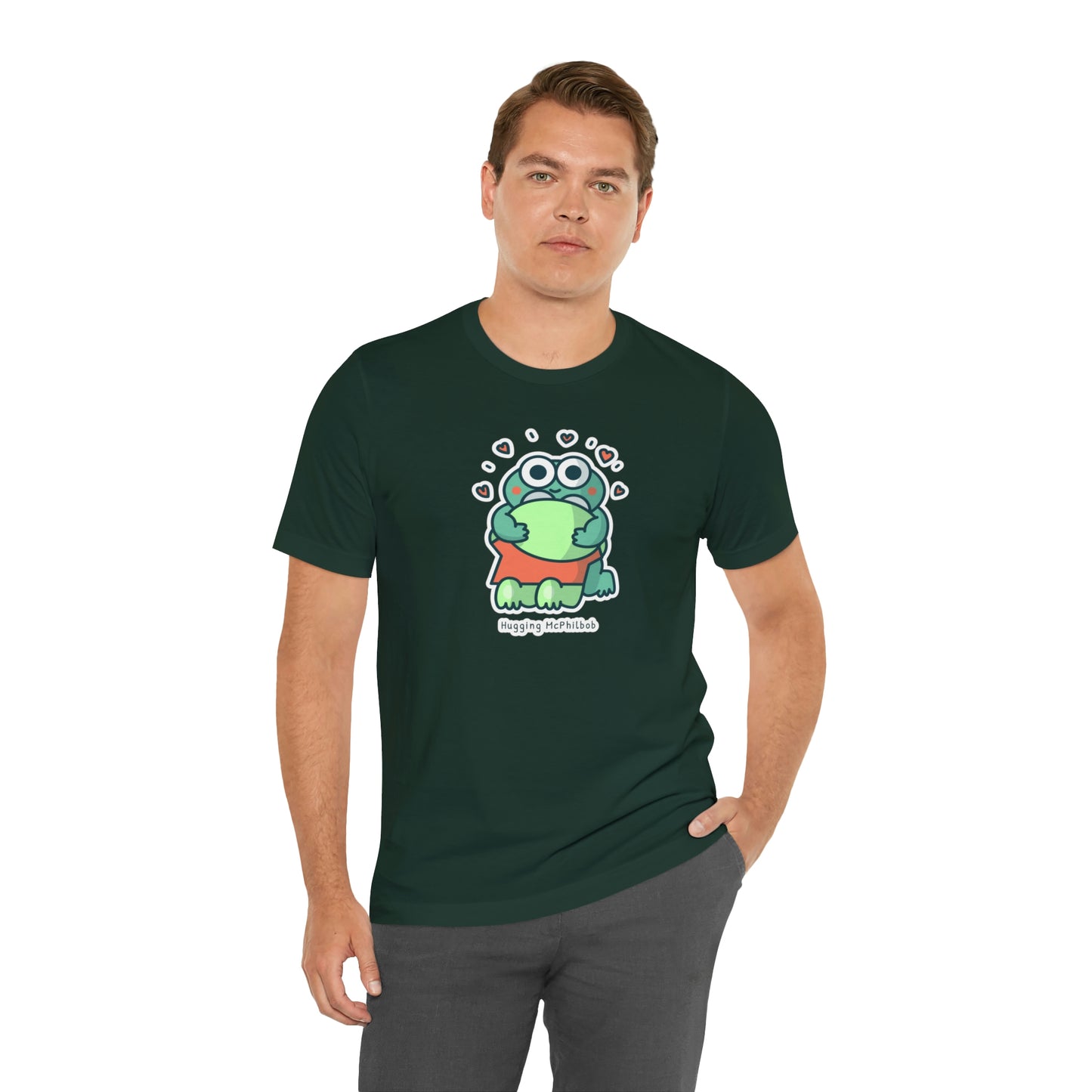 Hugging McPhilbob Unisex Jersey Short Sleeve Tee