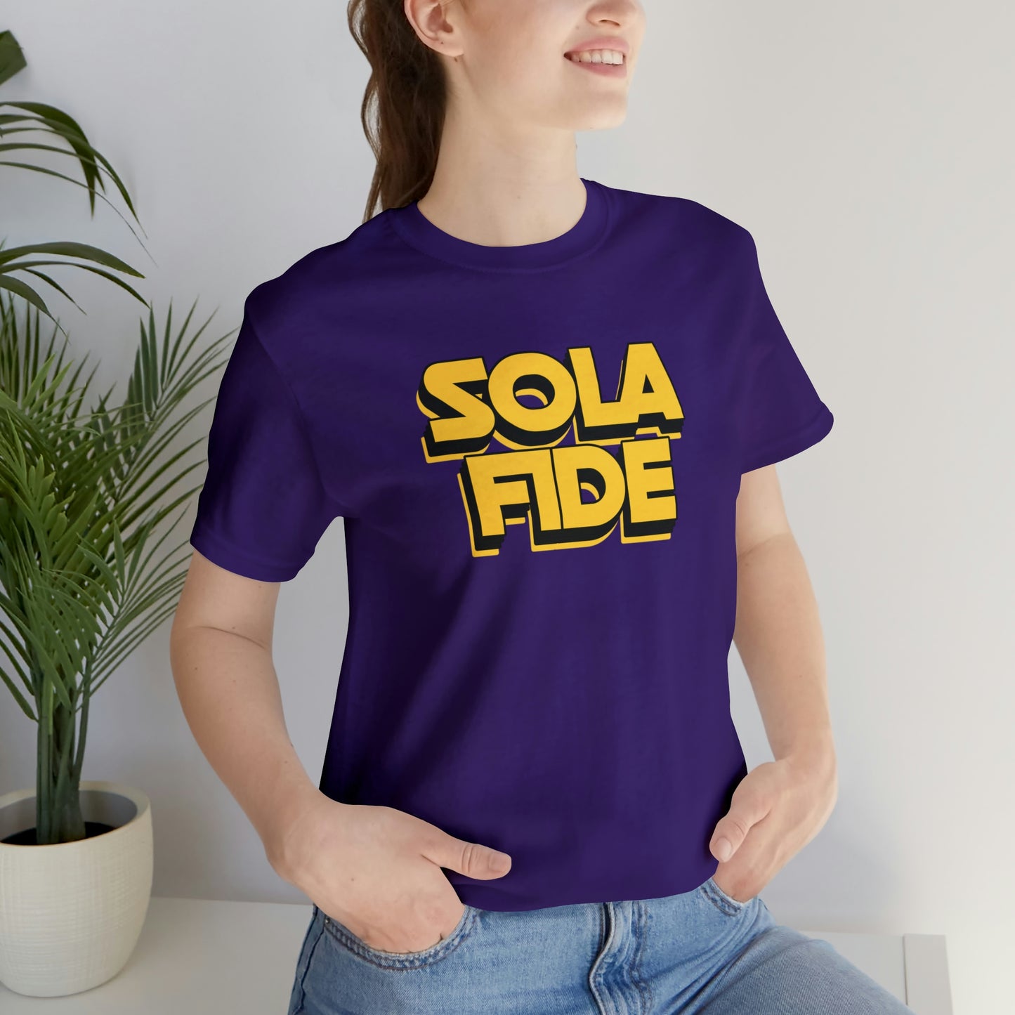 Sola Fide SW Unisex Jersey Short Sleeve Tee
