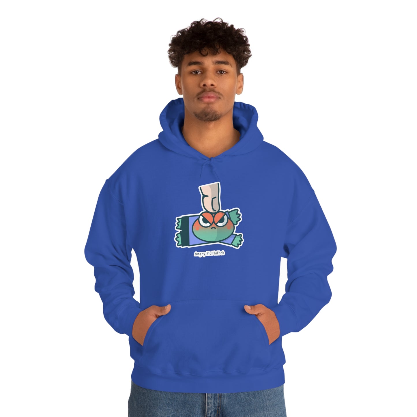 Angry McPhilbob Unisex Heavy Blend™ Hooded Sweatshirt