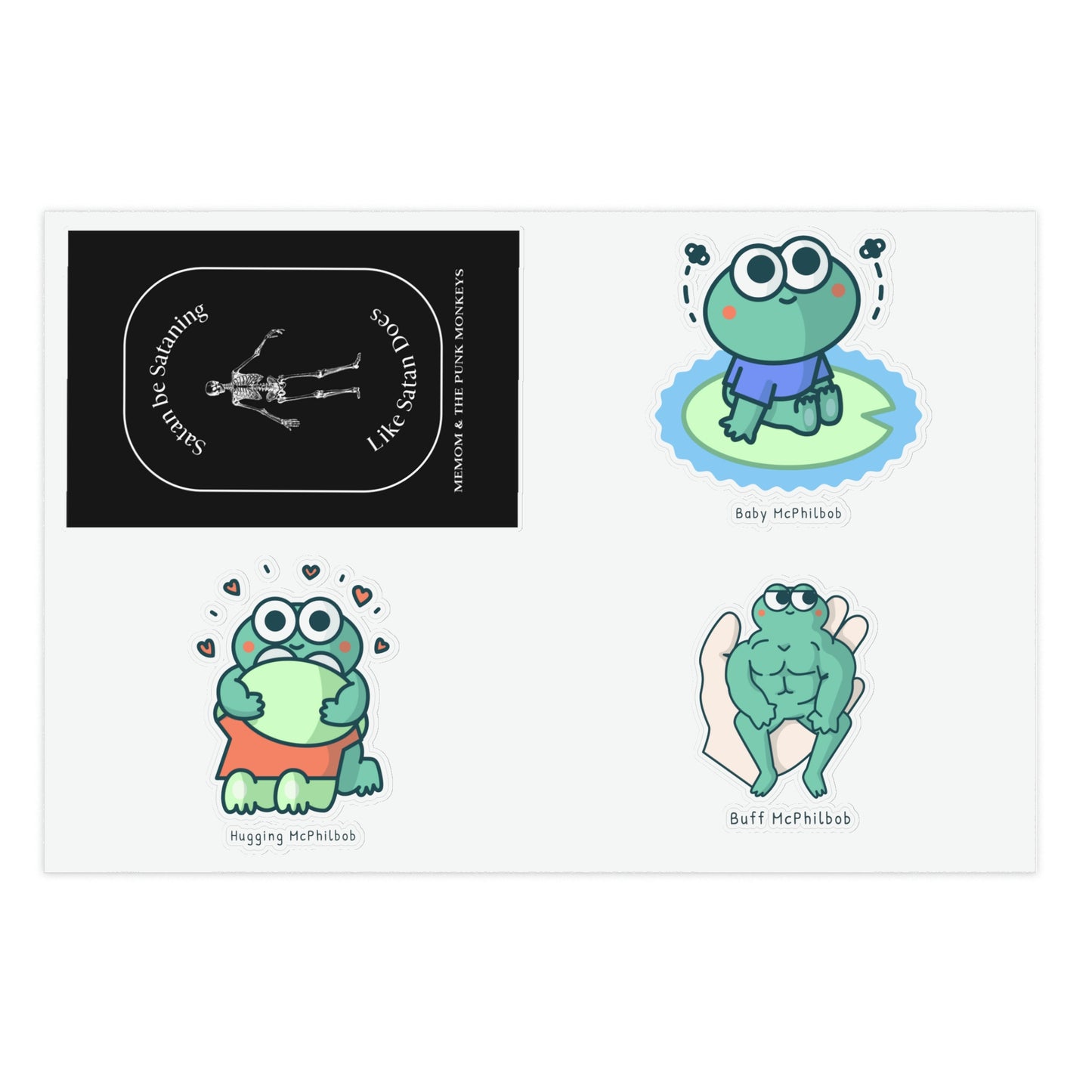Memom & The Punk Monkeys Sticker Sheets Vol. 6