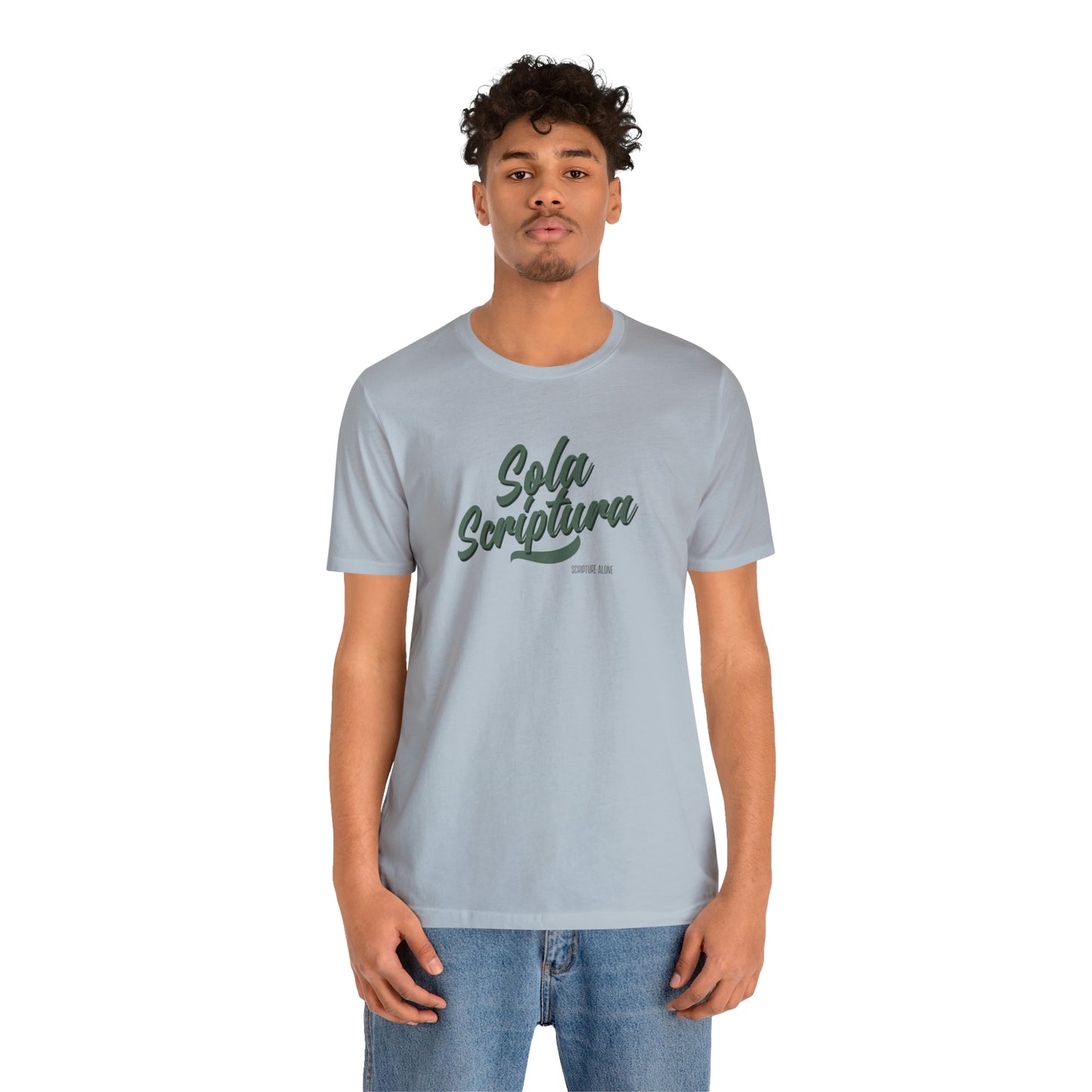 Sola Scriptura Unisex Jersey Short Sleeve Tee