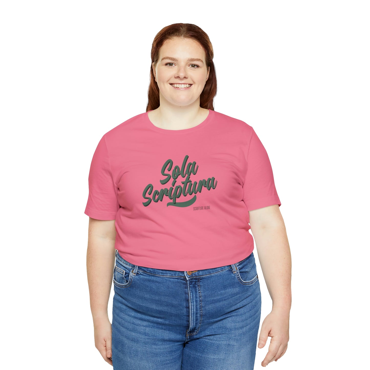 Sola Scriptura Unisex Jersey Short Sleeve Tee