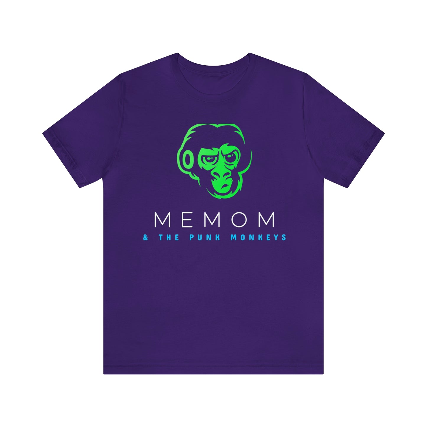 Memom and the Punk Monkeys Logo Unisex Jersey Short Sleeve Tee