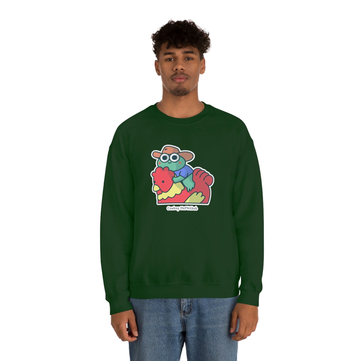 Cowboy McPhilbob Unisex Heavy Blend™ Crewneck Sweatshirt
